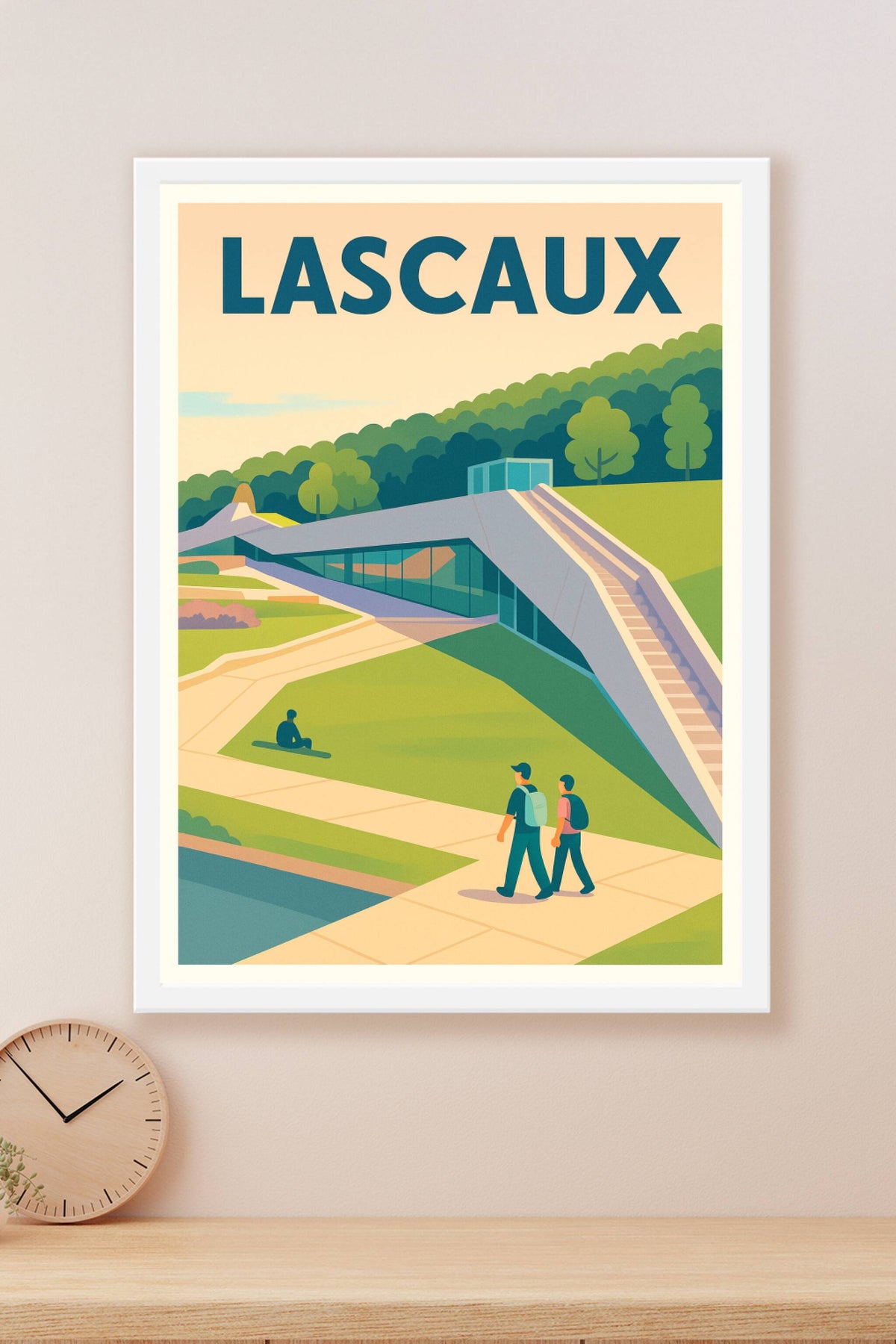 Affiche Lascaux — L'art préhistorique au cœur de la nature · poster d'art de Lascaux