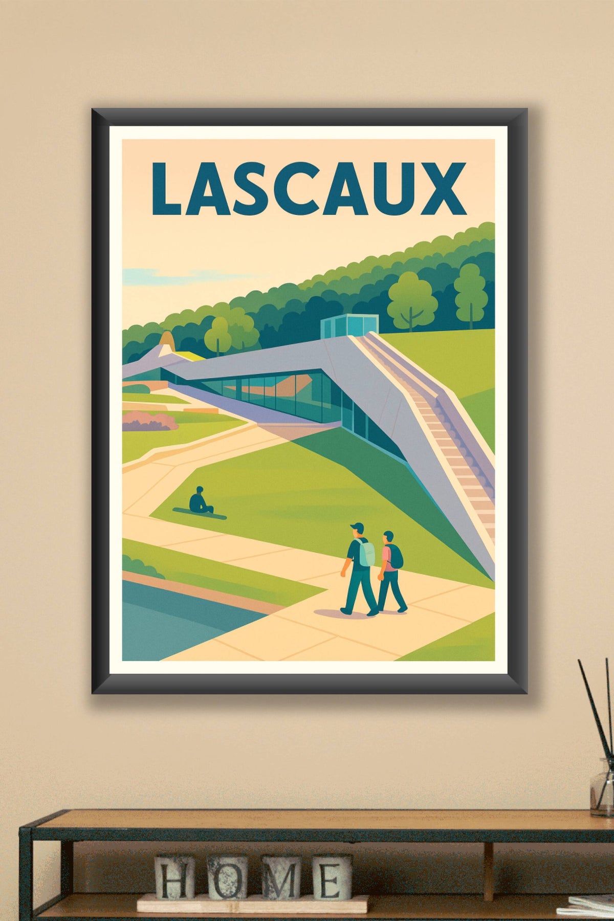 Affiche Lascaux — L'art préhistorique au cœur de la nature · poster d'art de Lascaux