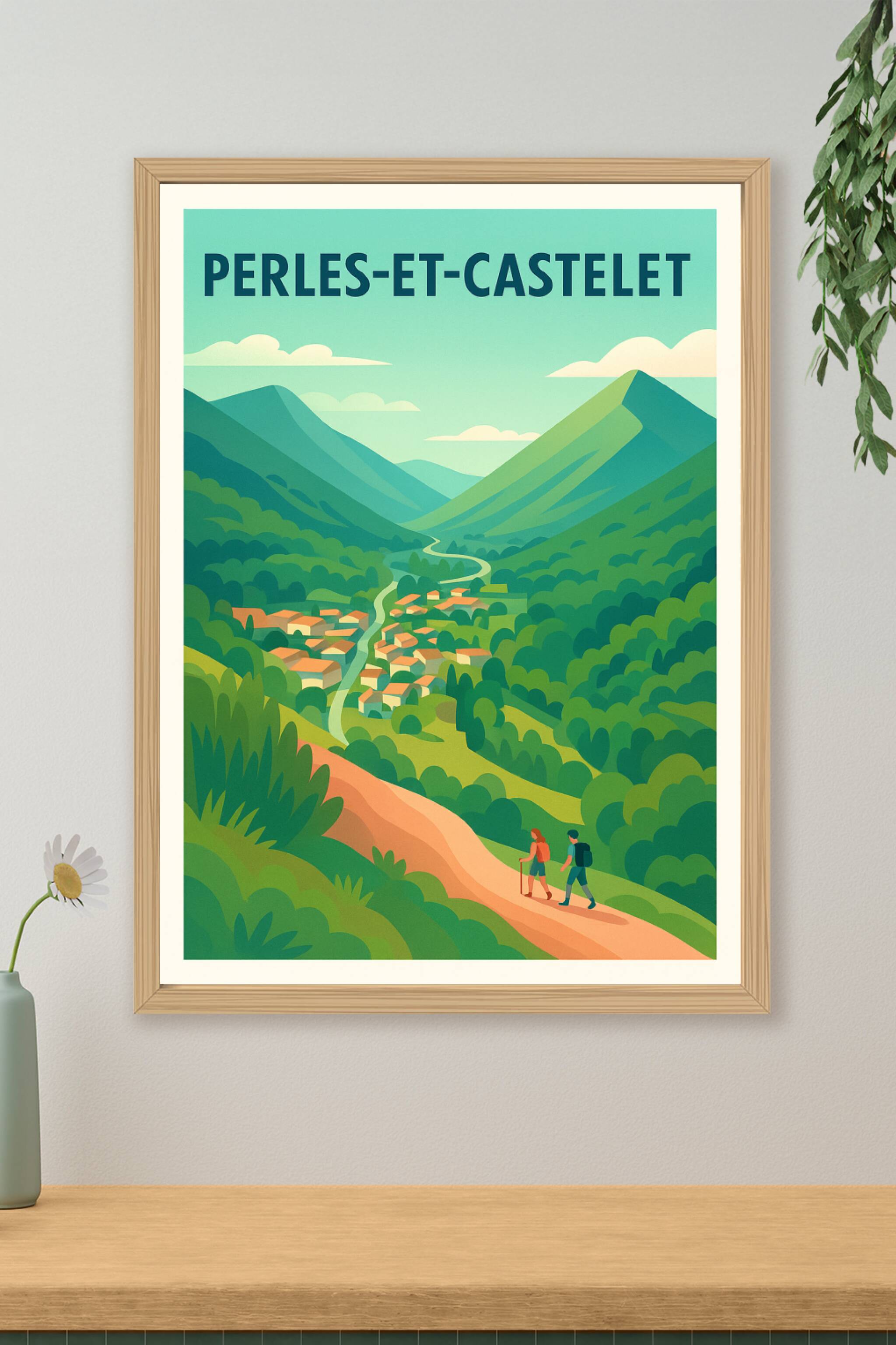 Affiche de Perles-et-Castelet - Évasion nature et randonnée