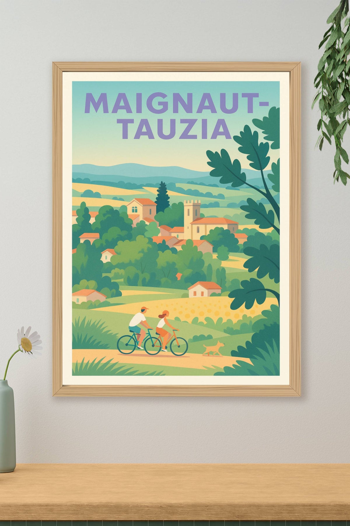 Affiche Maignaut-Tauzia — Évasion nature et douceur de vivre · poster d'art de Maignaut-Tauzia