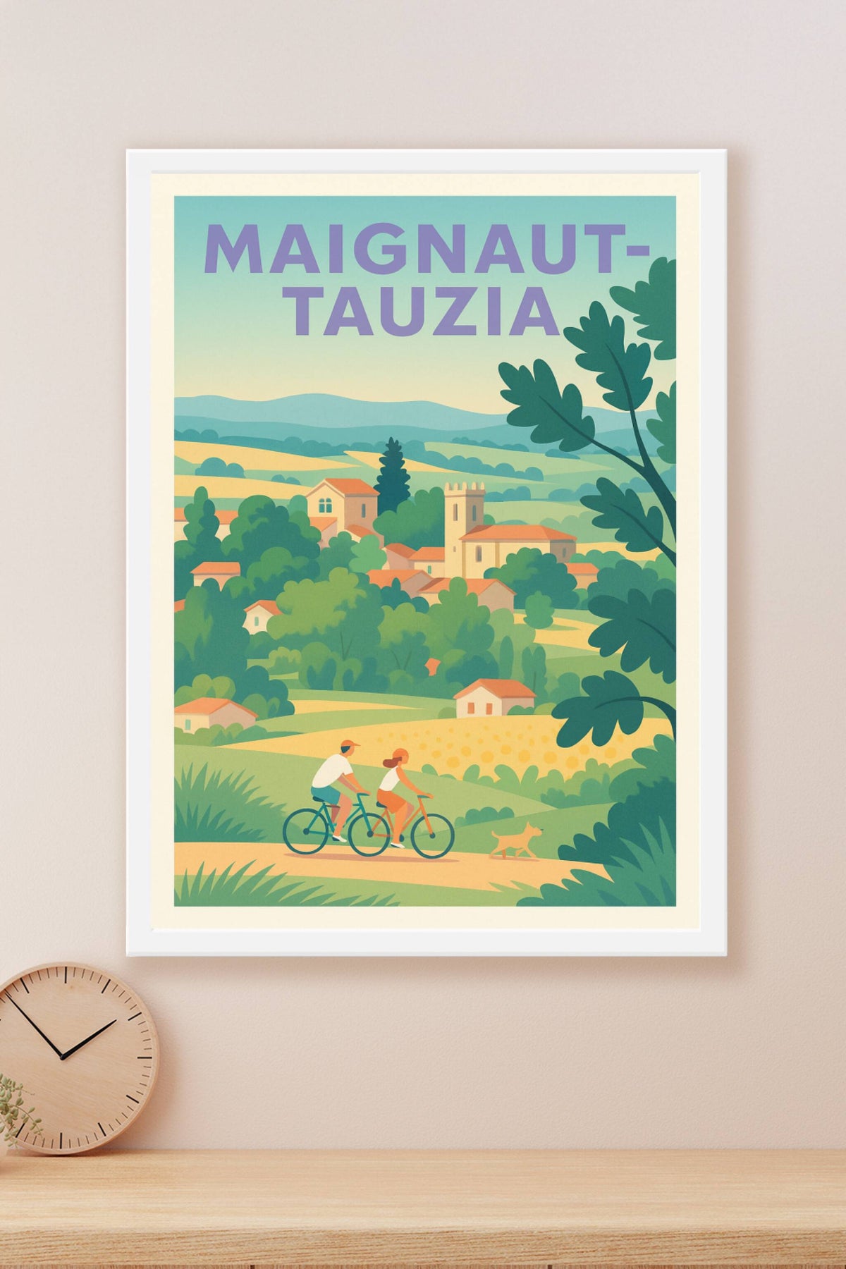 Affiche Maignaut-Tauzia — Évasion nature et douceur de vivre · poster d'art de Maignaut-Tauzia