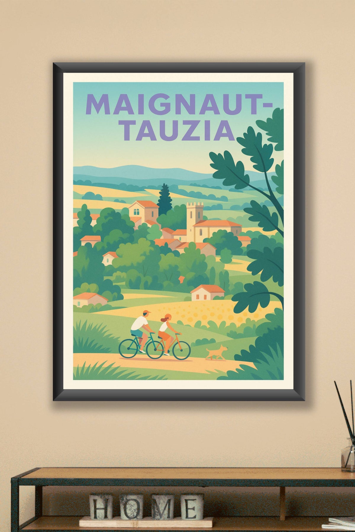 Affiche Maignaut-Tauzia — Évasion nature et douceur de vivre · poster d'art de Maignaut-Tauzia