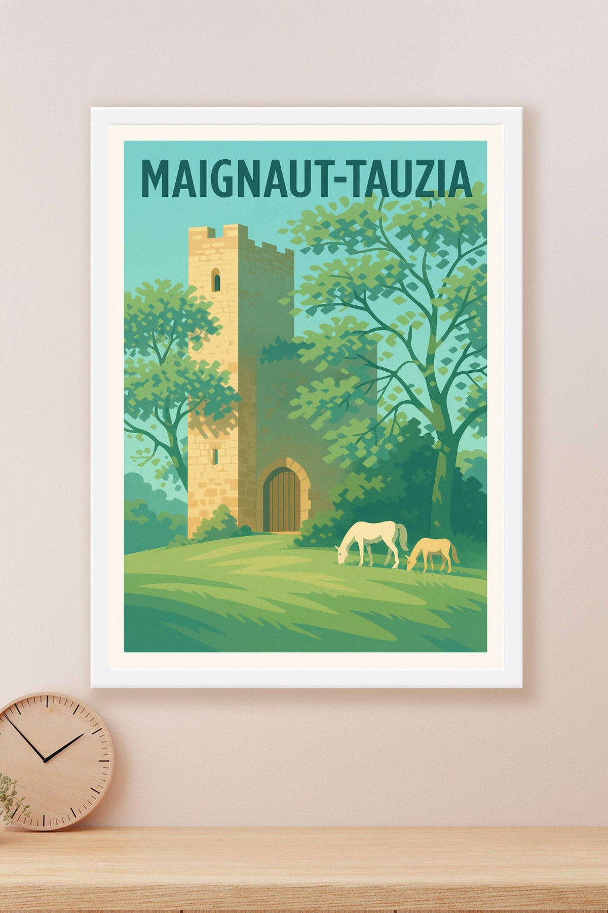 Affiche Maignaut-Tauzia — Sérénité au cœur de la nature · poster d'art de Maignaut-Tauzia