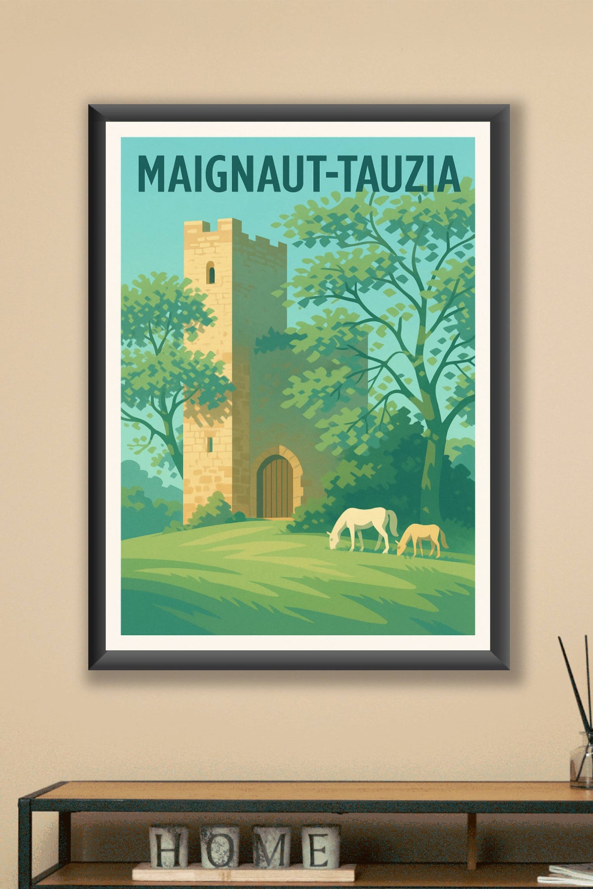 Affiche Maignaut-Tauzia — Sérénité au cœur de la nature · poster d'art de Maignaut-Tauzia
