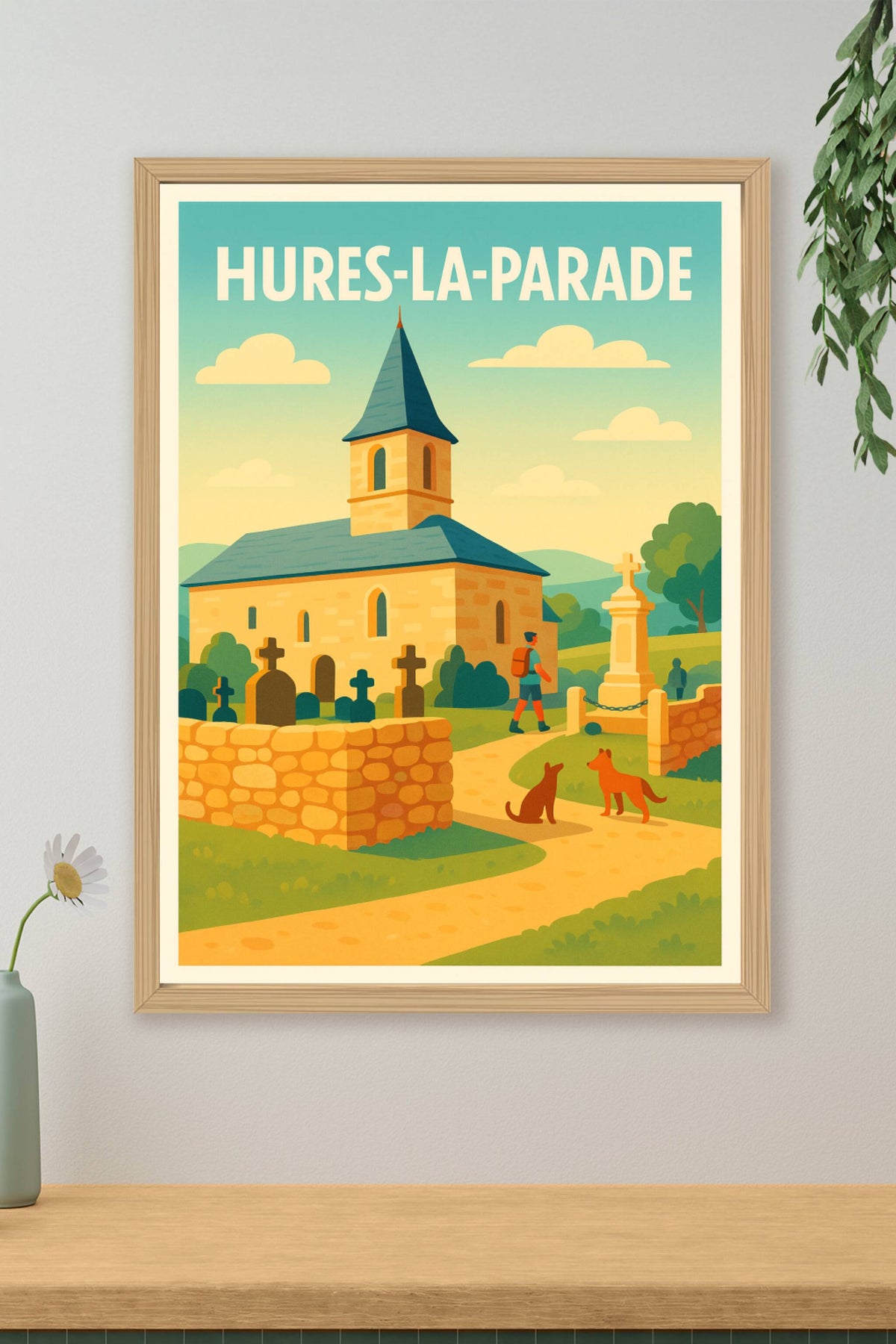 Affiche Hures-la-Parade — Charme et Sérénité au Cœur de la Nature · poster d'art de Hures-la-Parade