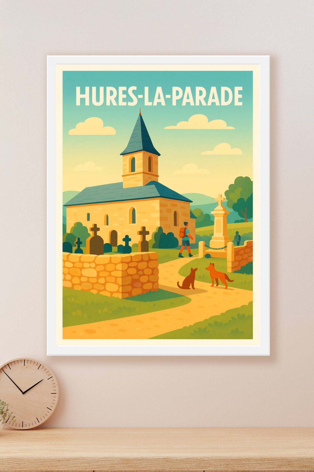 Affiche Hures-la-Parade — Charme et Sérénité au Cœur de la Nature · poster d'art de Hures-la-Parade
