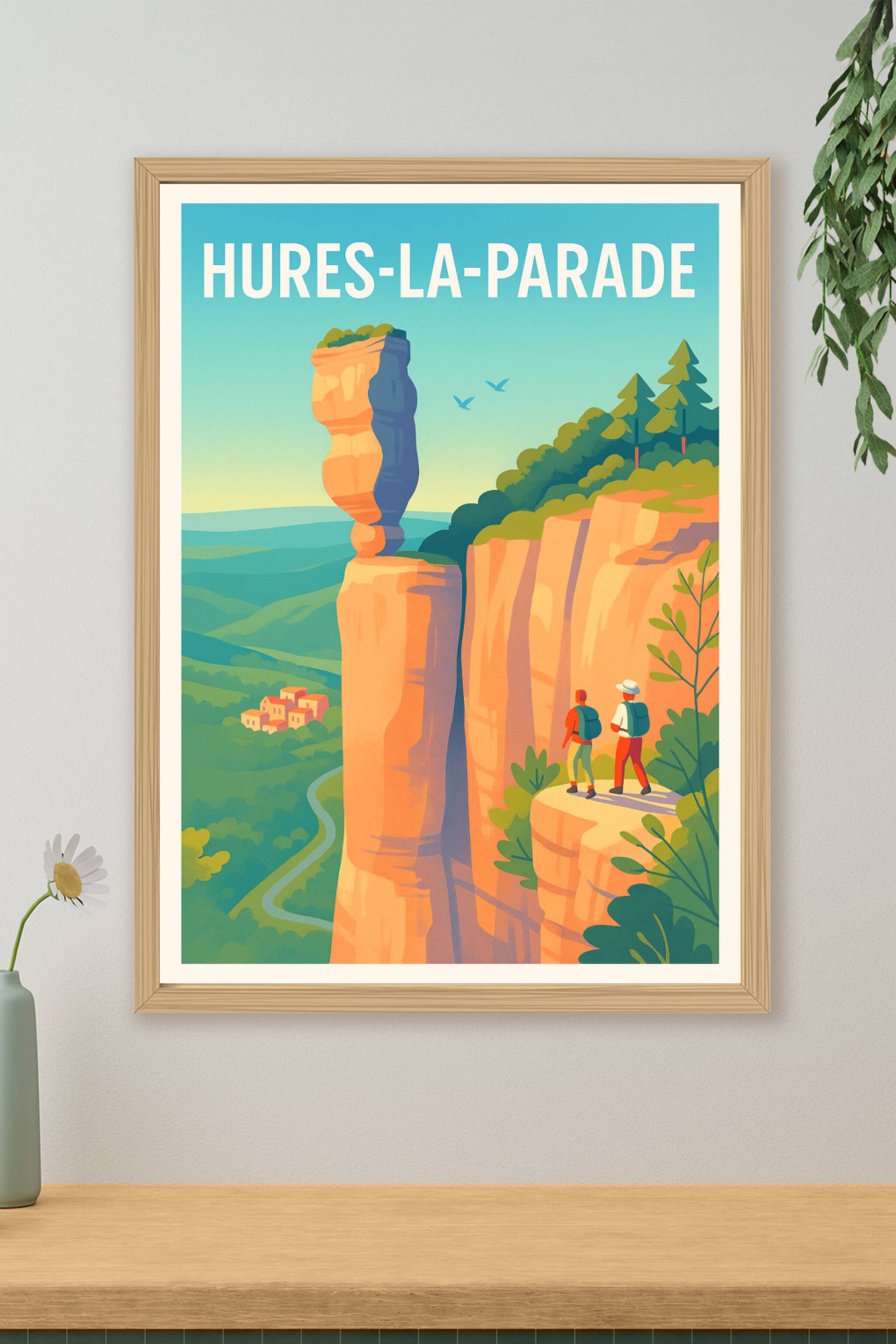 Affiche de Hures-la-Parade - L'appel des falaises emblématiques
