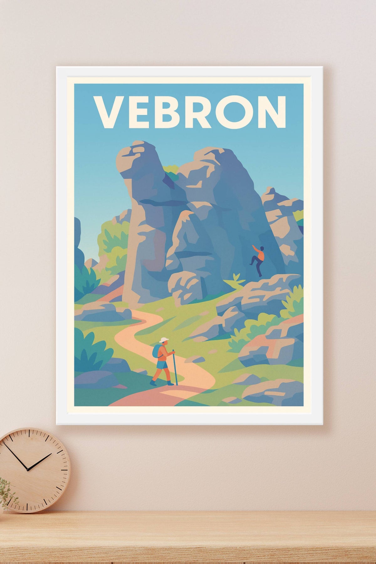 Affiche Vebron — Invitation à l'Aventure Nature · poster d'art de Vebron