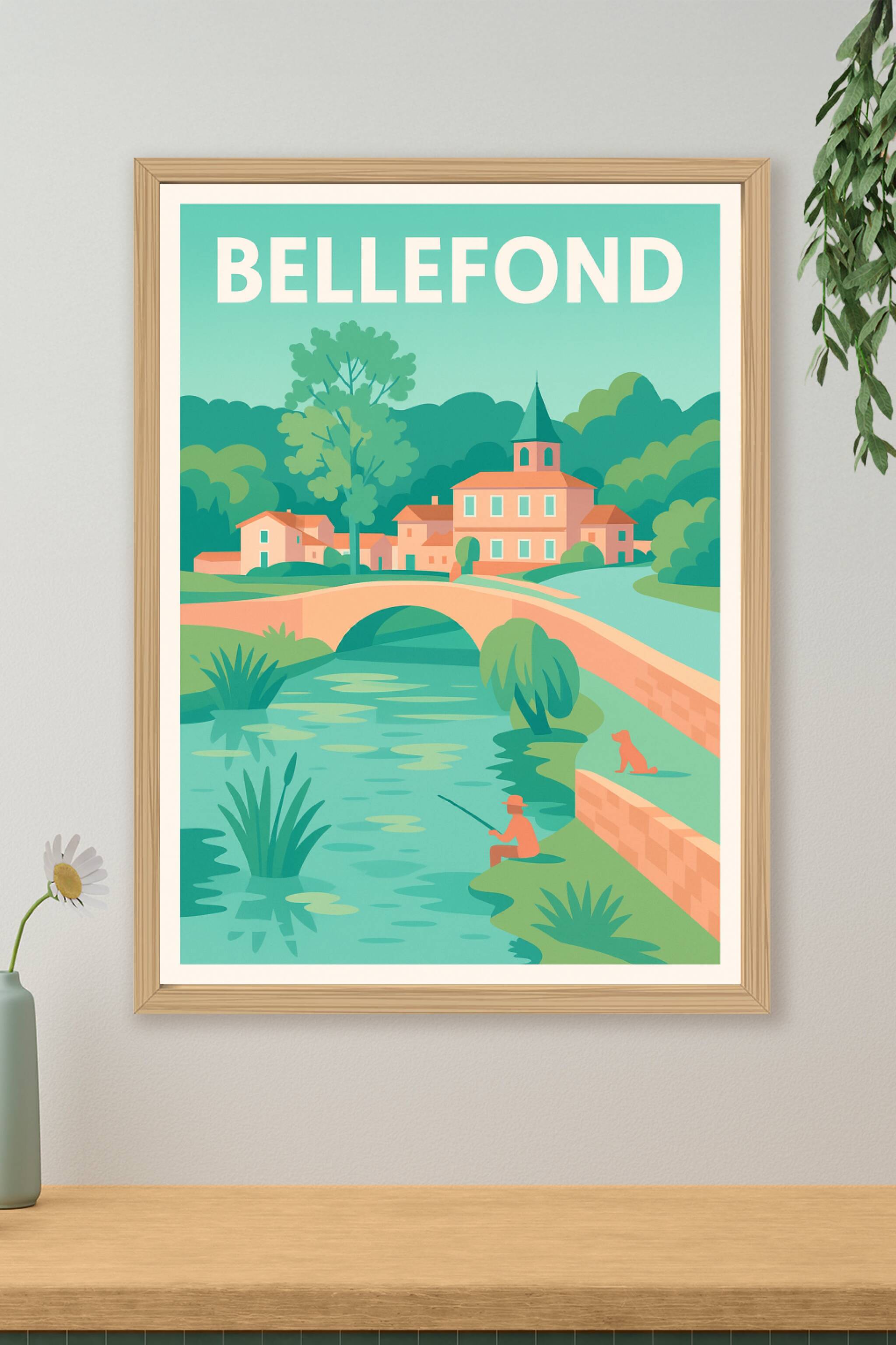 Affiche de Bellefond - Sérénité au fil de l'eau