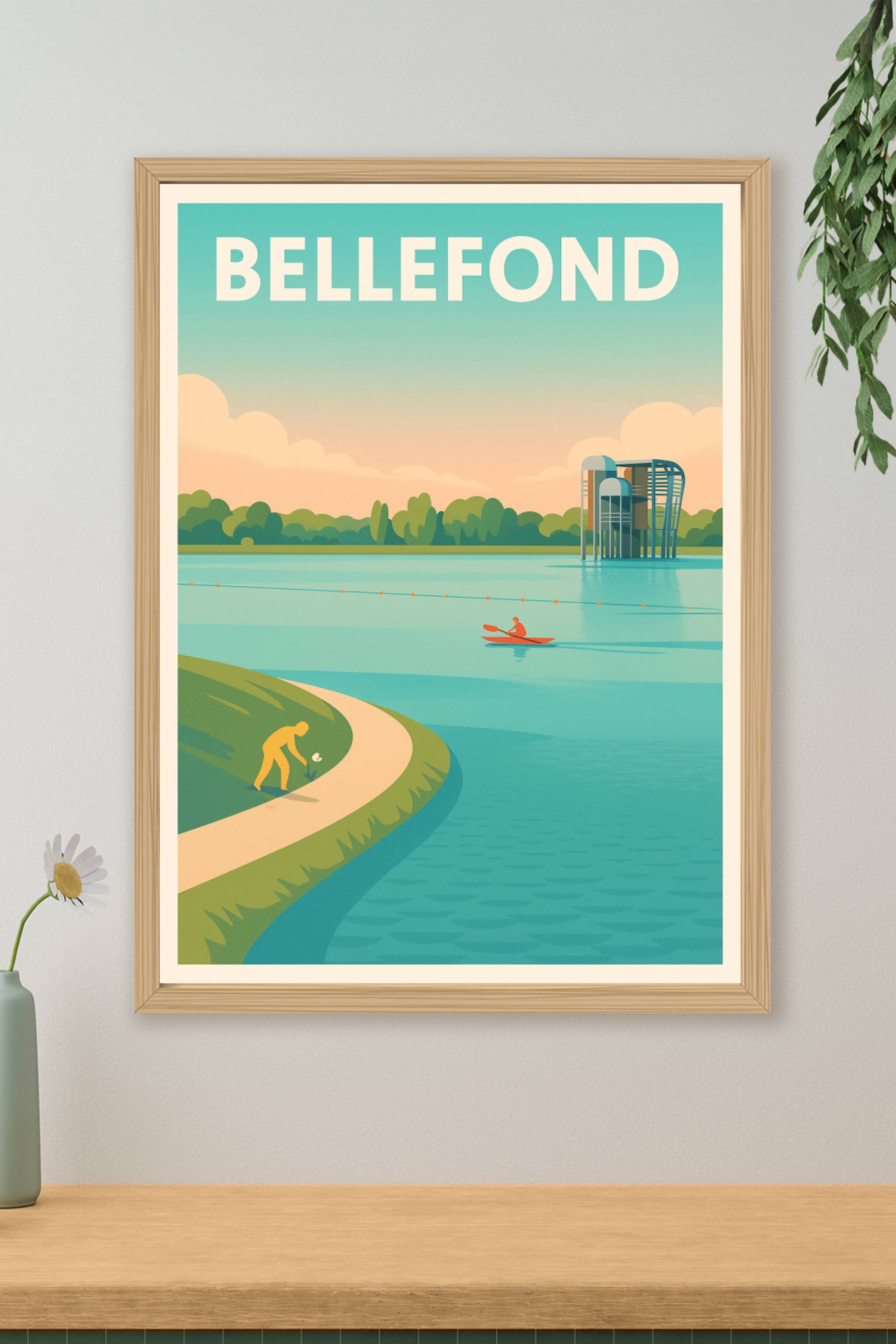 Affiche de Bellefond - Sérénité au bord de l'eau