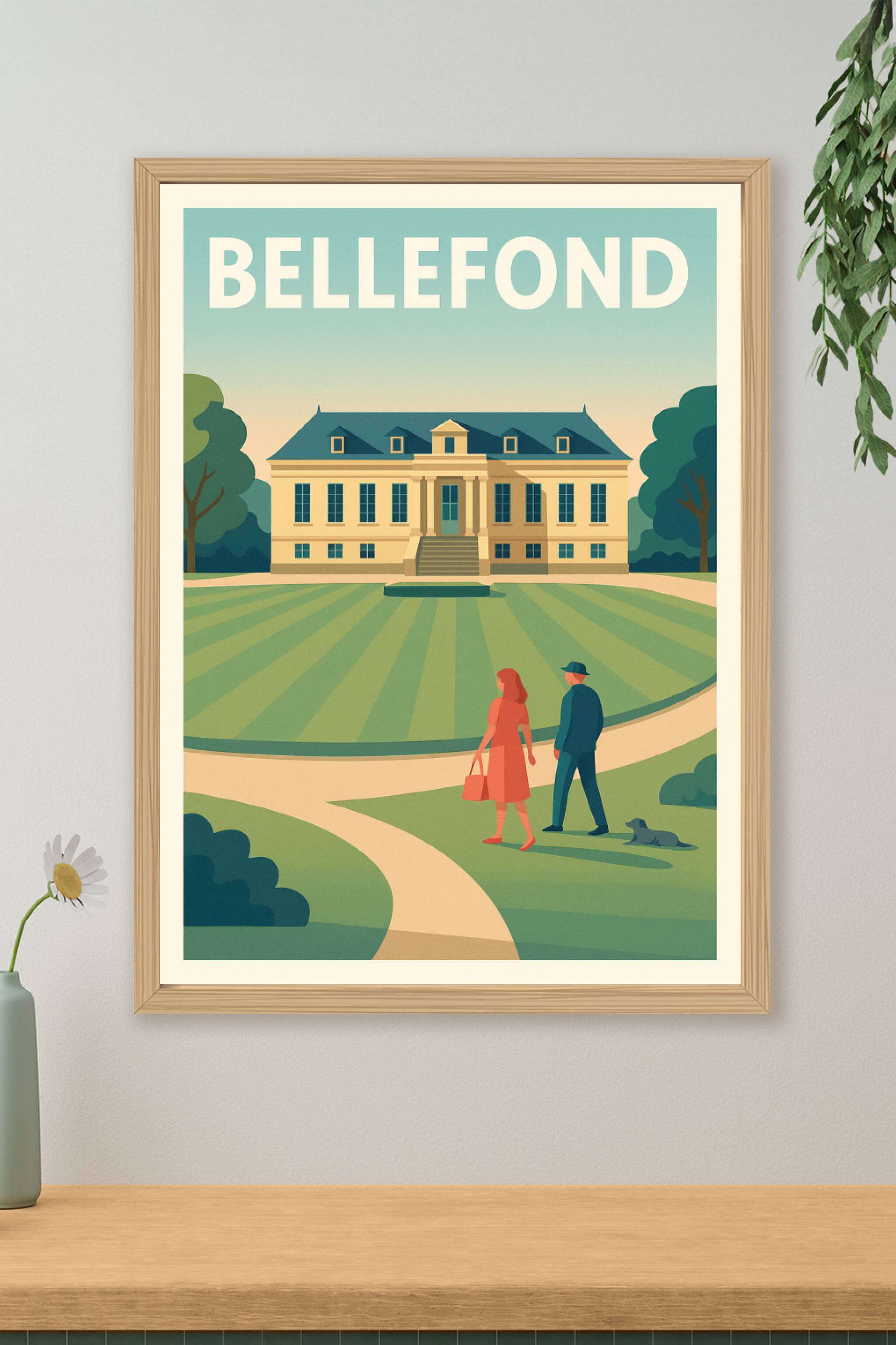 Affiche de Bellefond - Élégance et sérénité au château