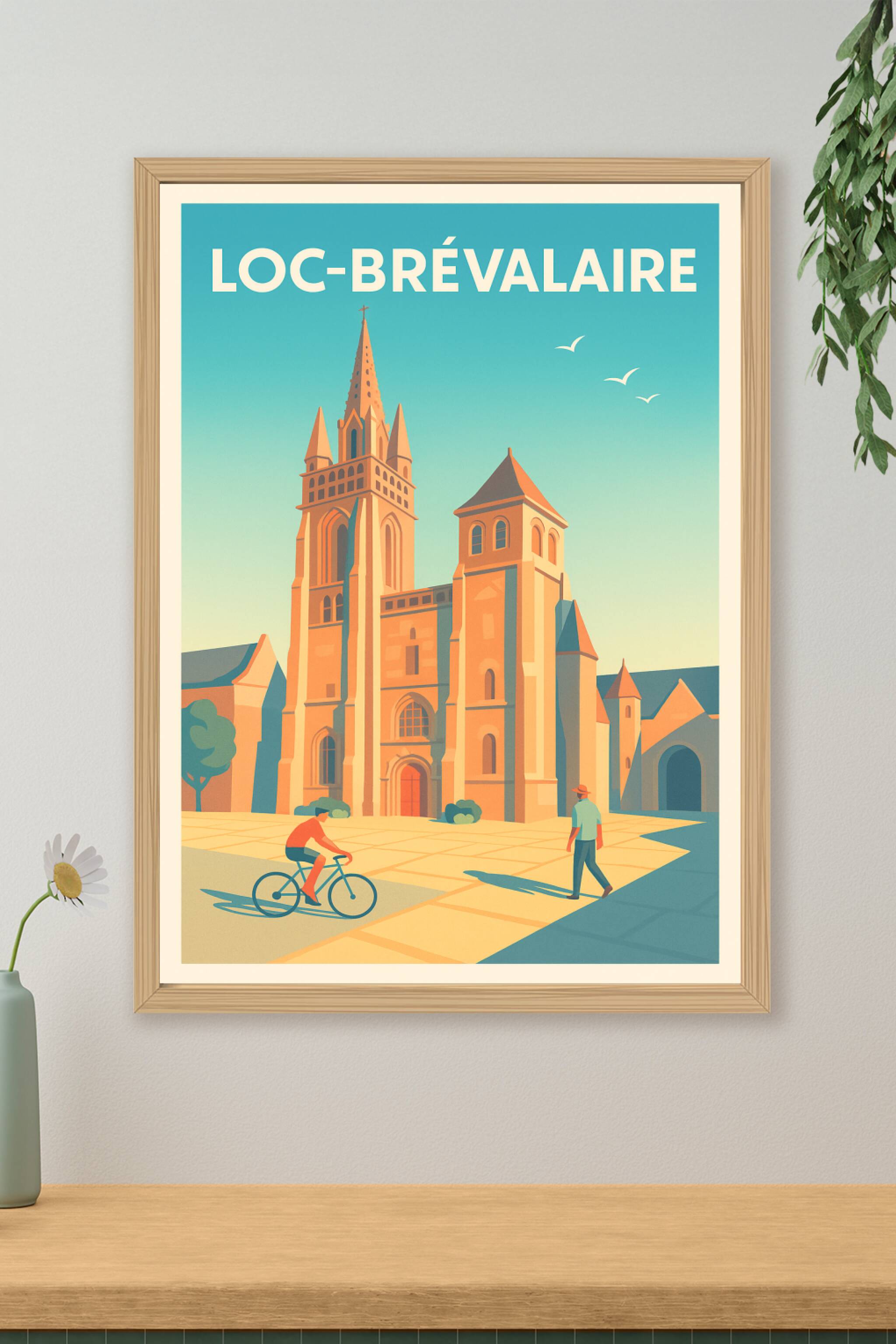 Affiche de Loc-Brévalaire - Charme et Sérénité au Cœur de la Ville