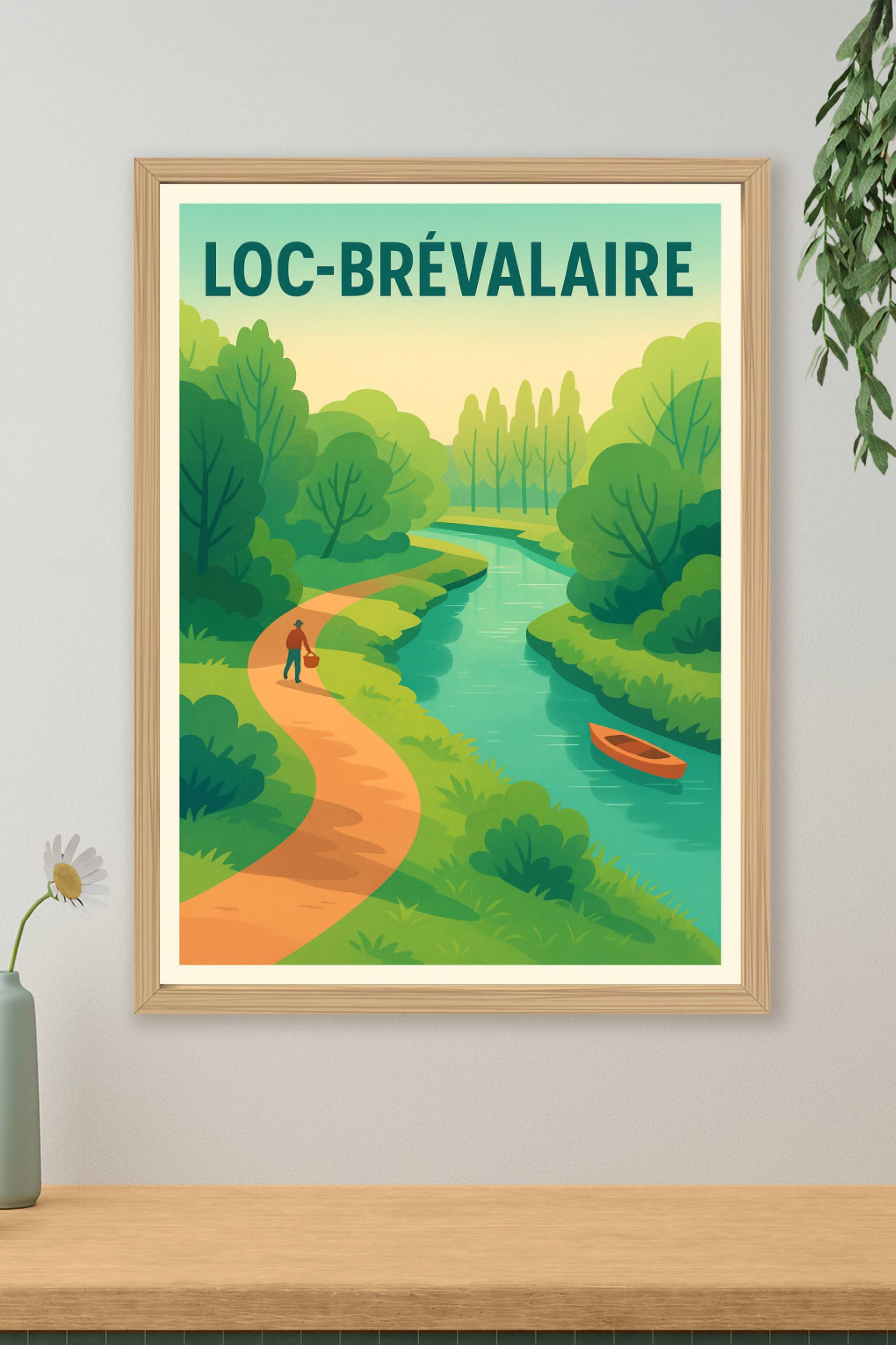Affiche de Loc-Brévalaire - L'Essence de la Sérénité Naturelle