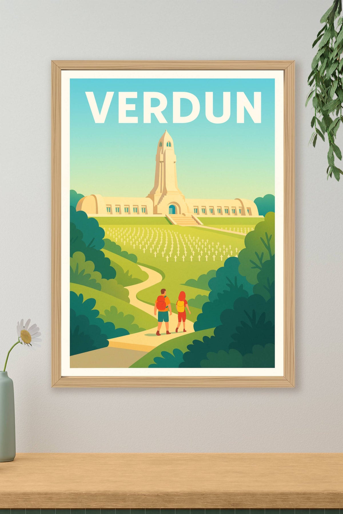 Affiche Verdun — Voyage au cœur de l'histoire · poster d'art de Verdun