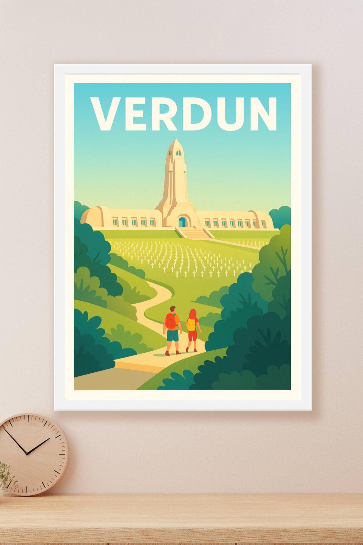 Affiche Verdun — Voyage au cœur de l'histoire · poster d'art de Verdun