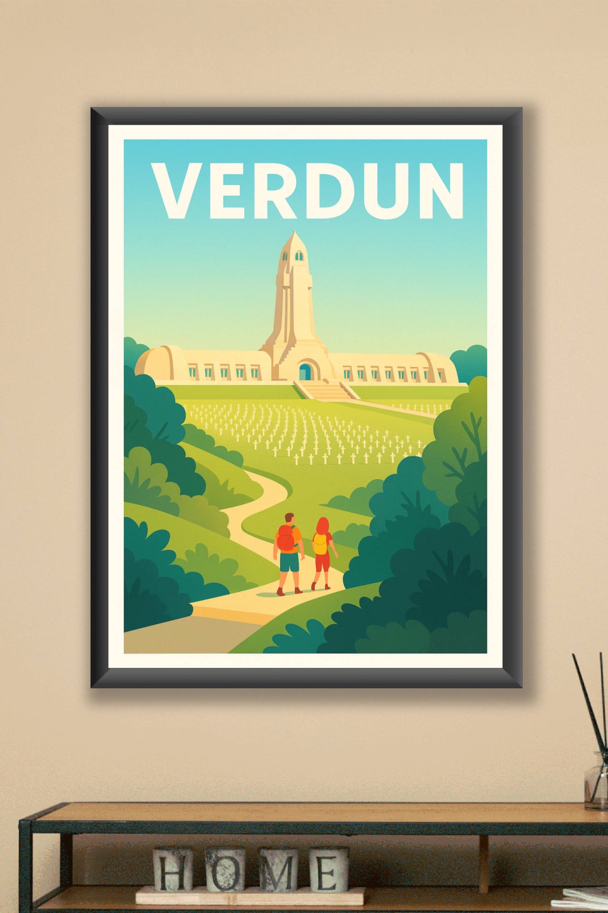 Affiche Verdun — Voyage au cœur de l'histoire · poster d'art de Verdun