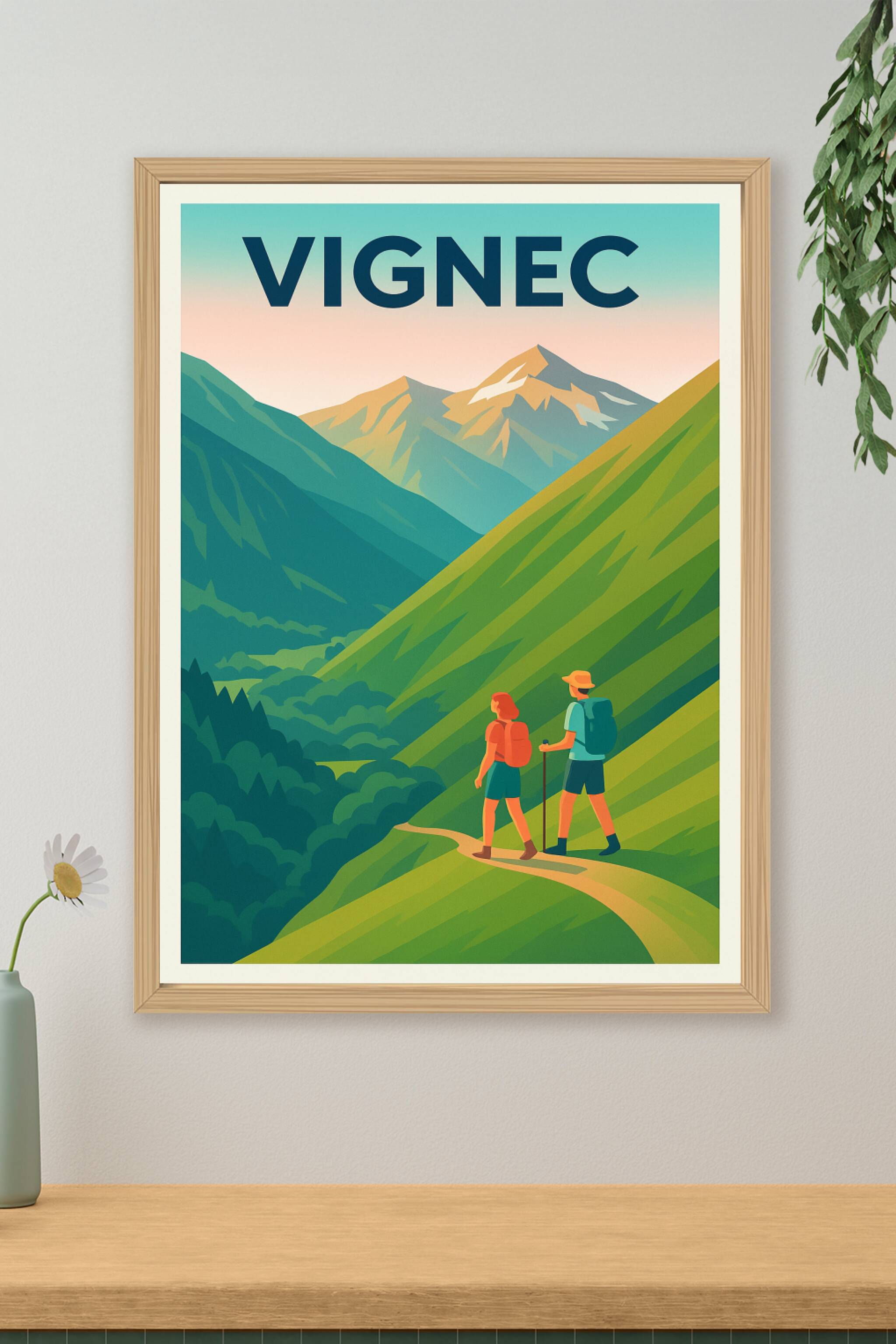 Affiche de Vignec - Évasion Montagnarde Authentique