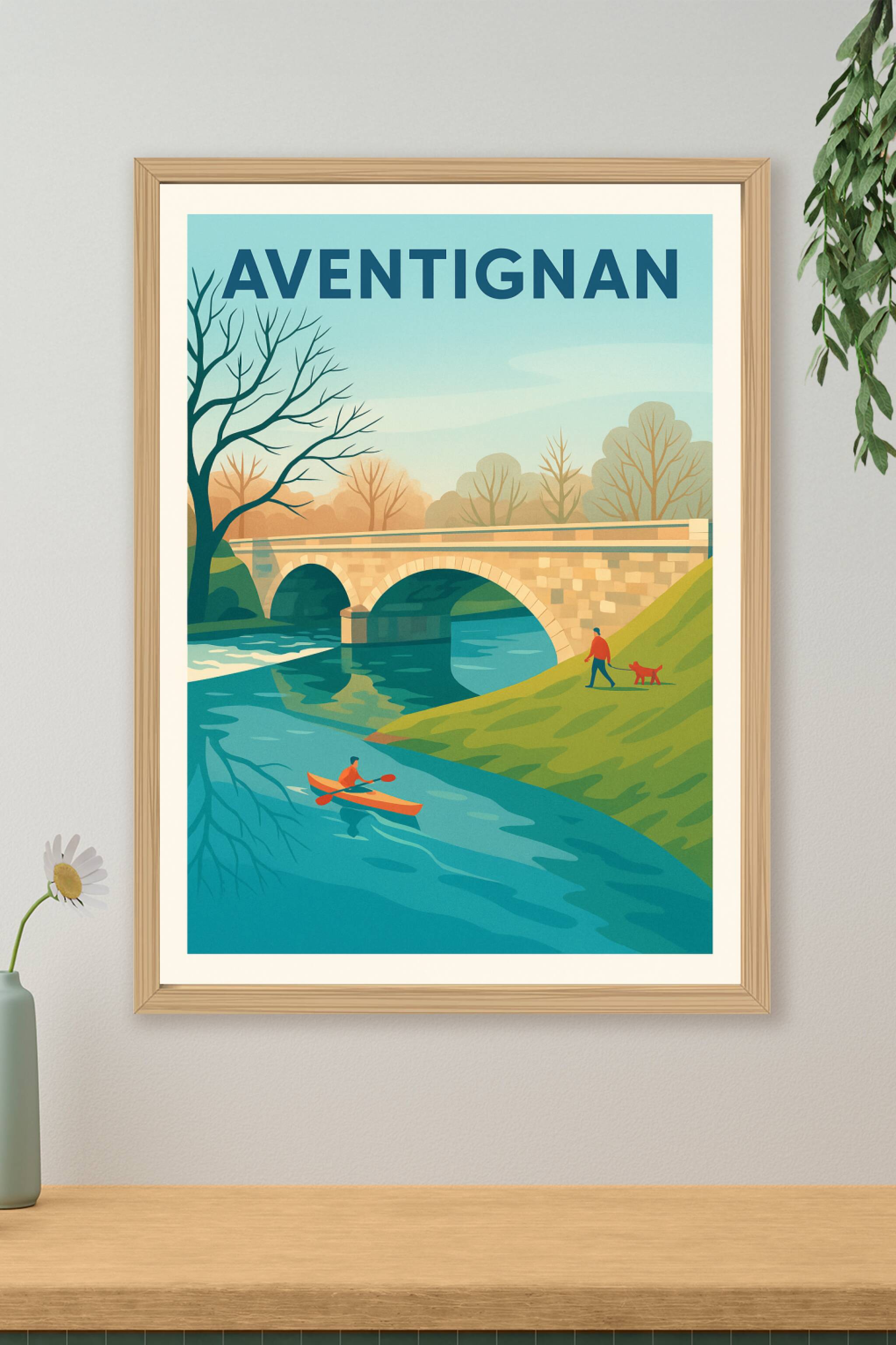 Affiche de Aventignan - Évasion et nature au fil de l'eau