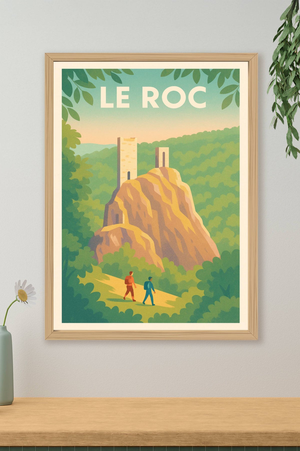 Affiche Le Roc — Évasion au cœur de la nature · poster d'art de Le Roc