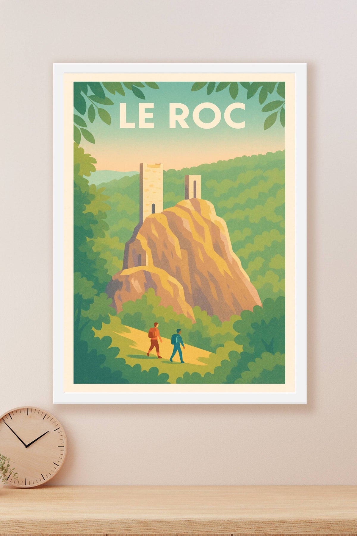 Affiche Le Roc — Évasion au cœur de la nature · poster d'art de Le Roc