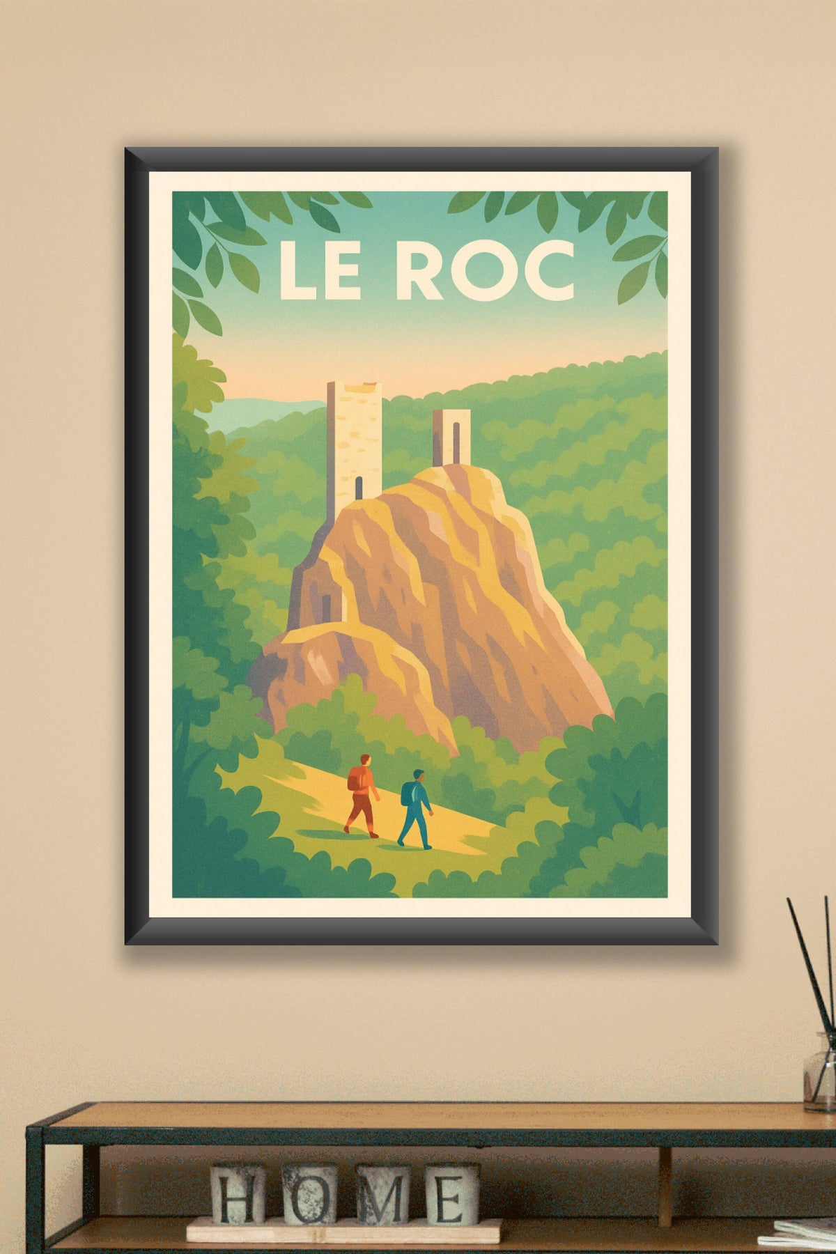 Affiche Le Roc — Évasion au cœur de la nature · poster d'art de Le Roc