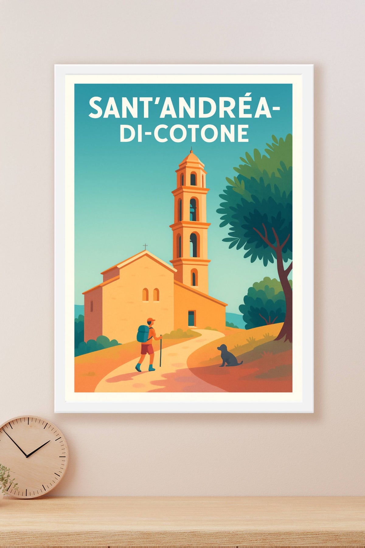 Affiche Sant'Andréa-di-Cotone — Exploration paisible en pleine nature · poster d'art de Sant'Andréa-di-Cotone