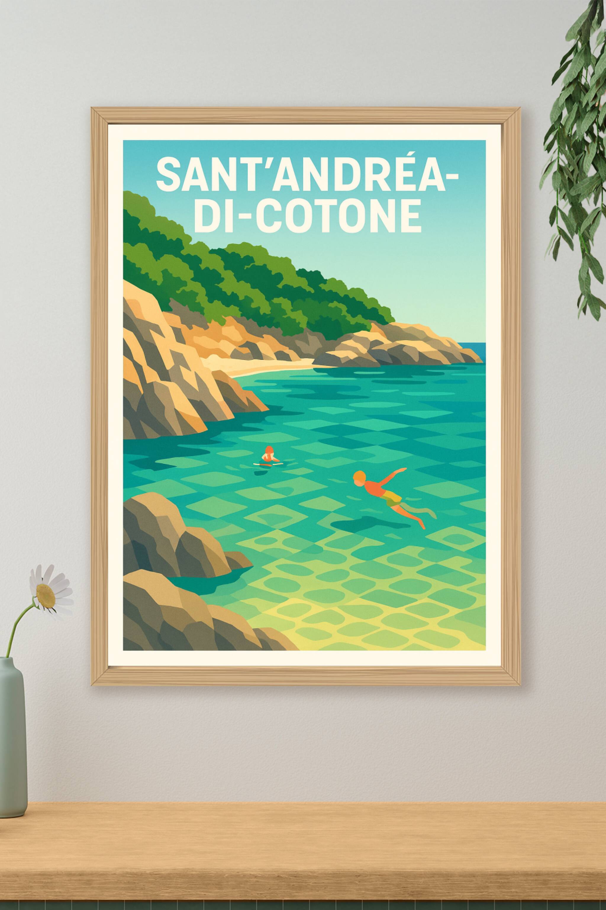 Affiche de Sant'Andréa-di-Cotone - Évasion marine en Méditerranée