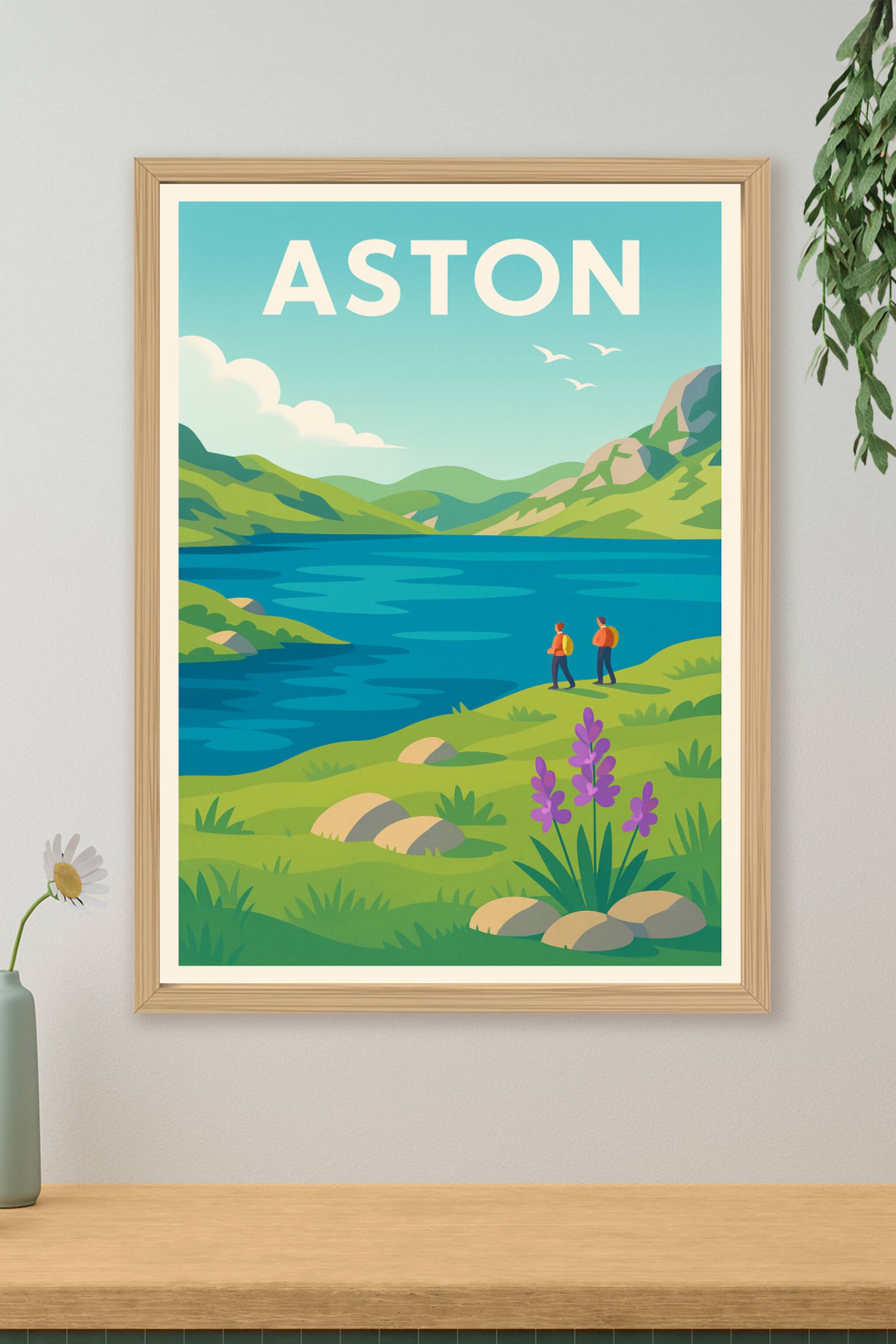 Affiche de Aston - Évasion et nature préservée
