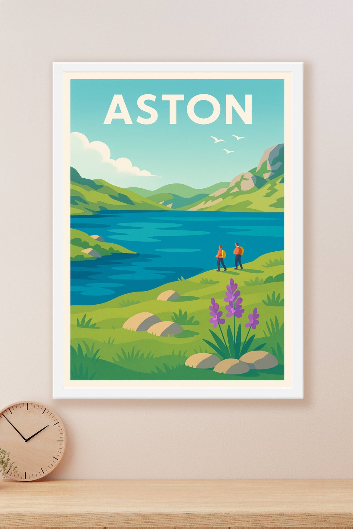 Affiche Aston — Évasion et nature préservée · poster d'art de Aston