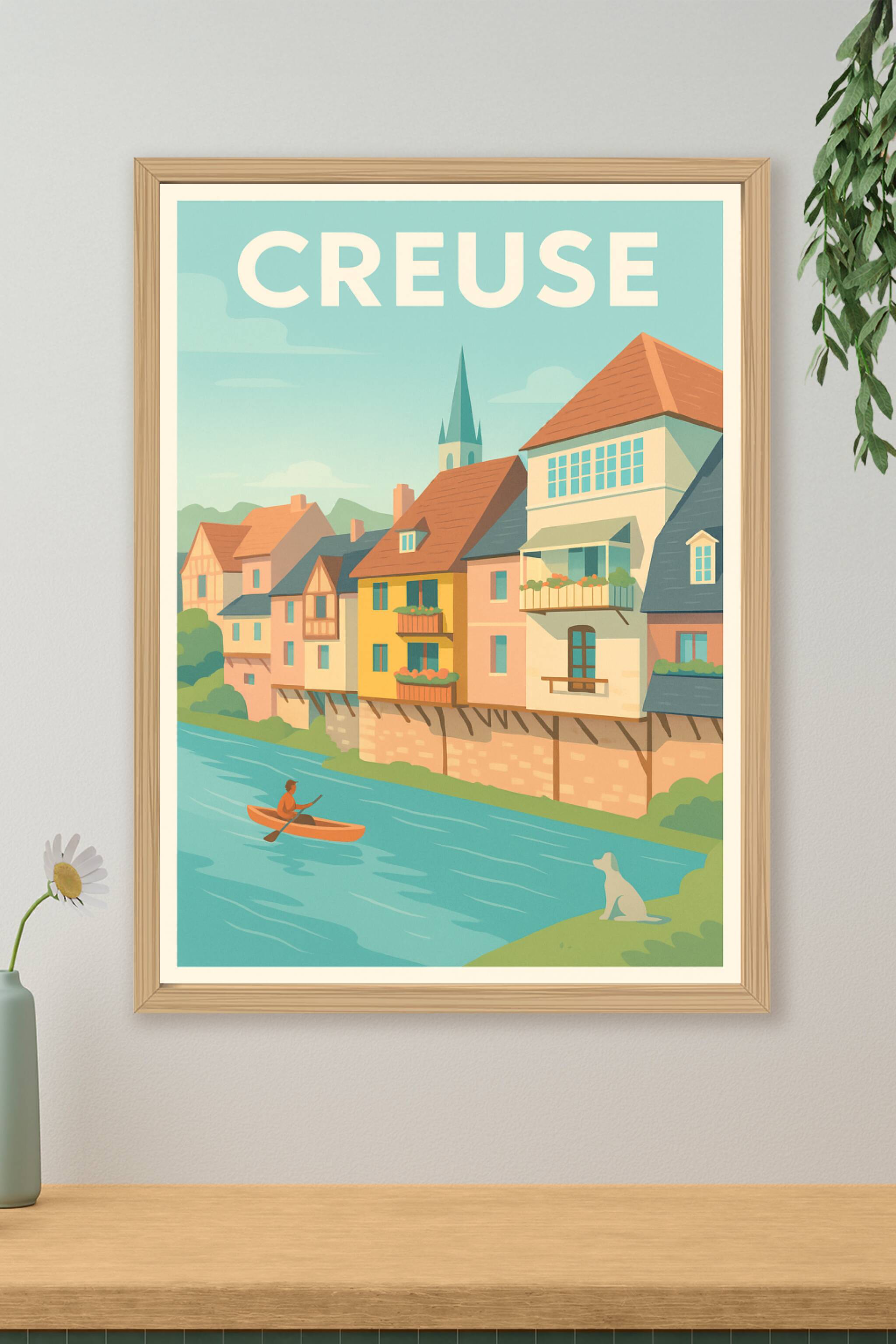 Affiche de Creuse - Sérénité au fil de l'eau