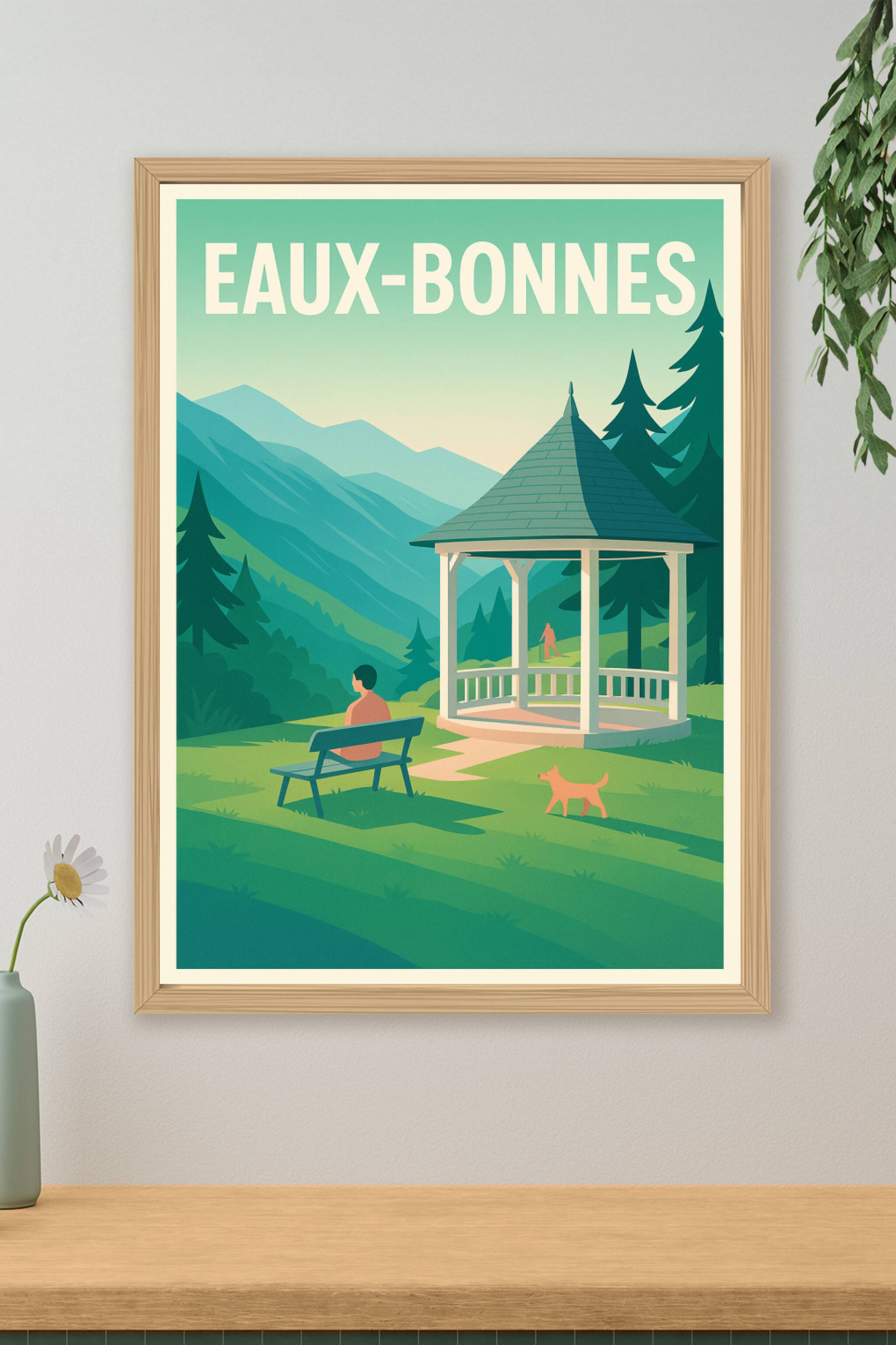 Affiche de Eaux-Bonnes - Havre de paix au cœur des Pyrénées