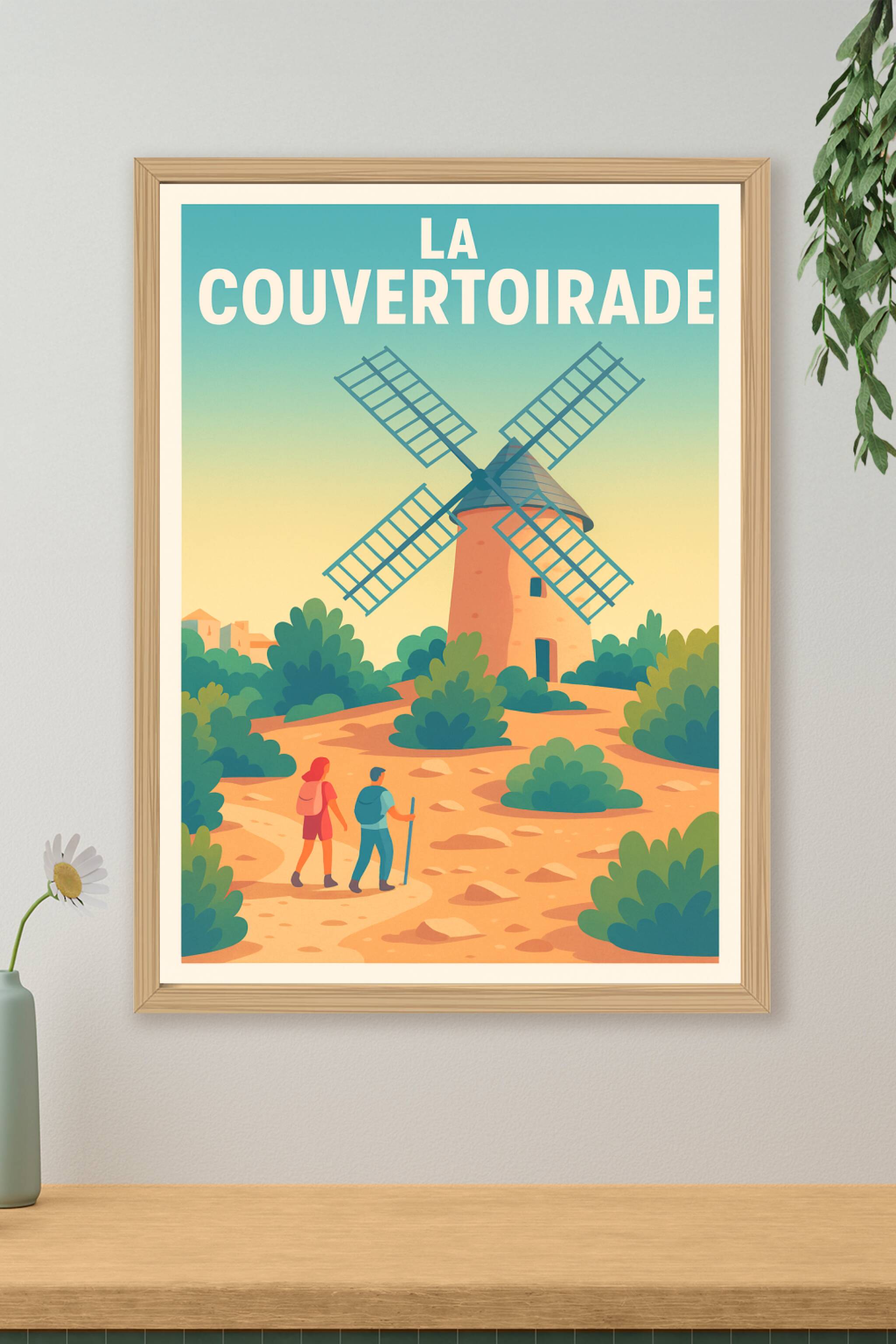 Affiche de La Couvertoirade - Charme bucolique du Larzac
