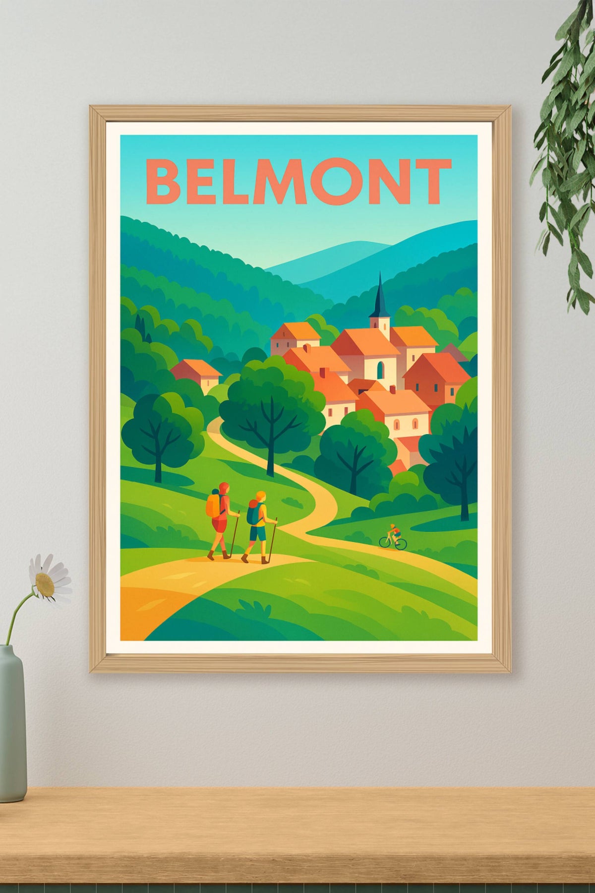Affiche Belmont — L'évasion au cœur de la nature · poster d'art de Belmont