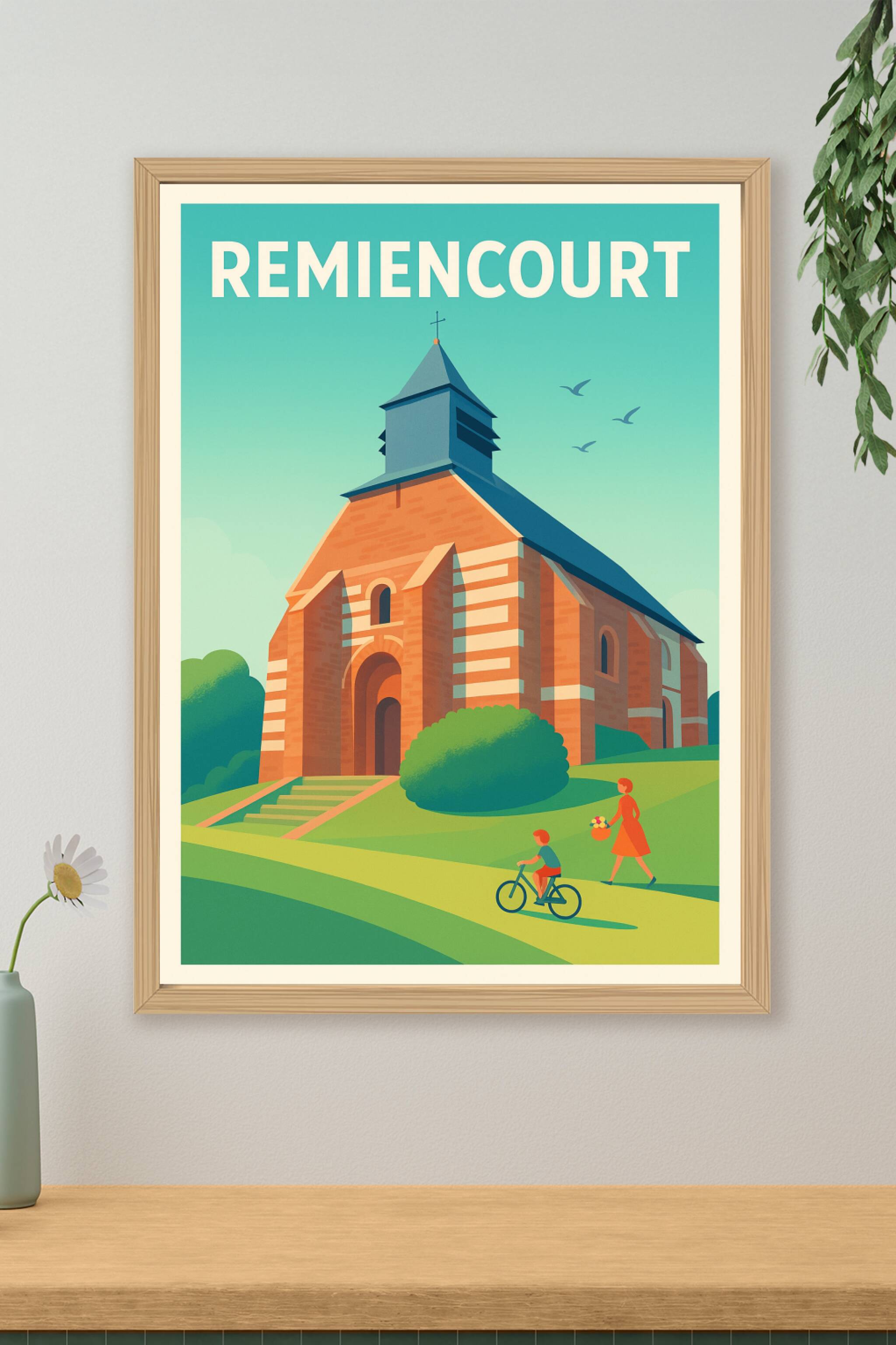 Affiche de Remiencourt - Sérénité et charme campagnard