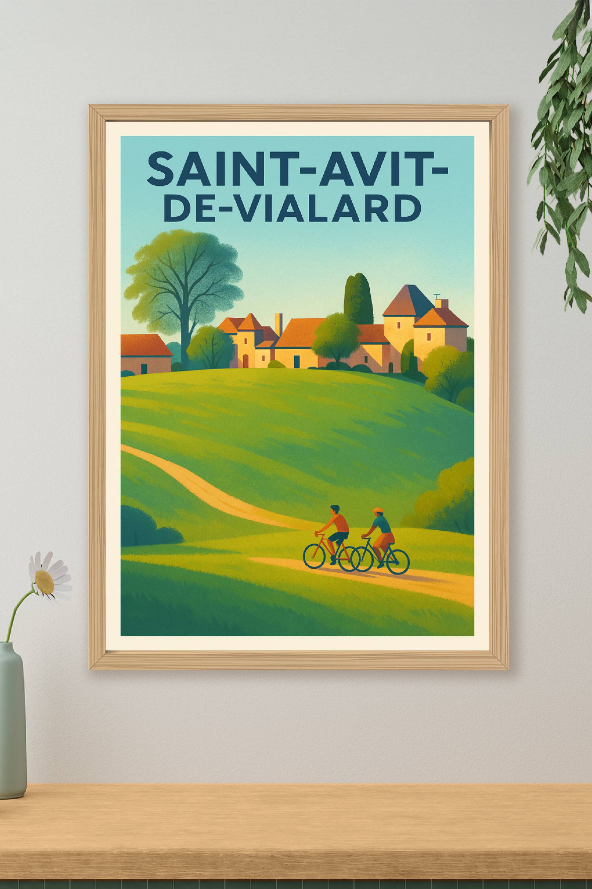 Affiche de Saint-Avit-de-Vialard - Balade bucolique en Dordogne