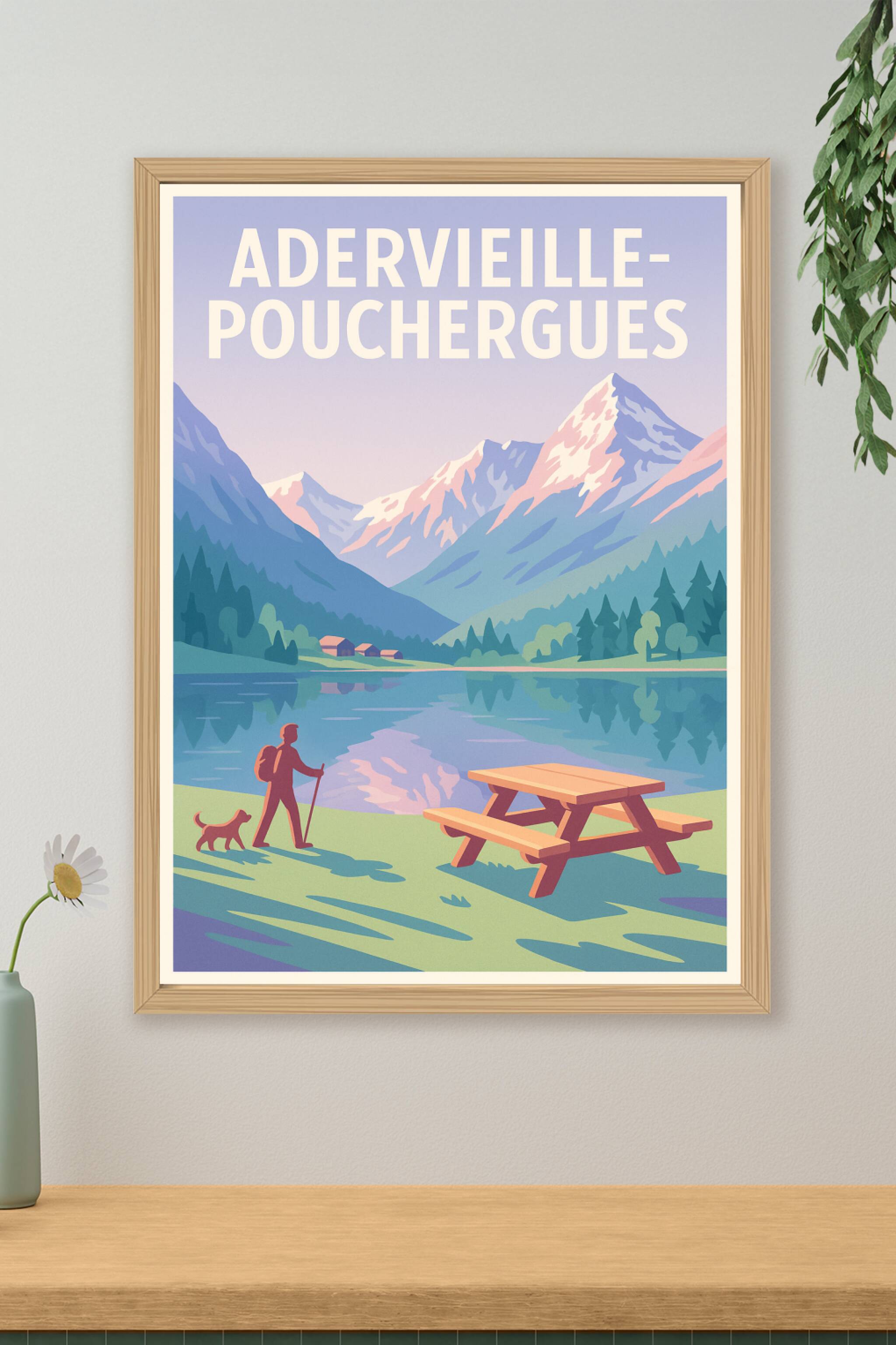 Affiche de Aderveille-Pouchergues - Évasion Montagnarde et Sérénité Naturelle