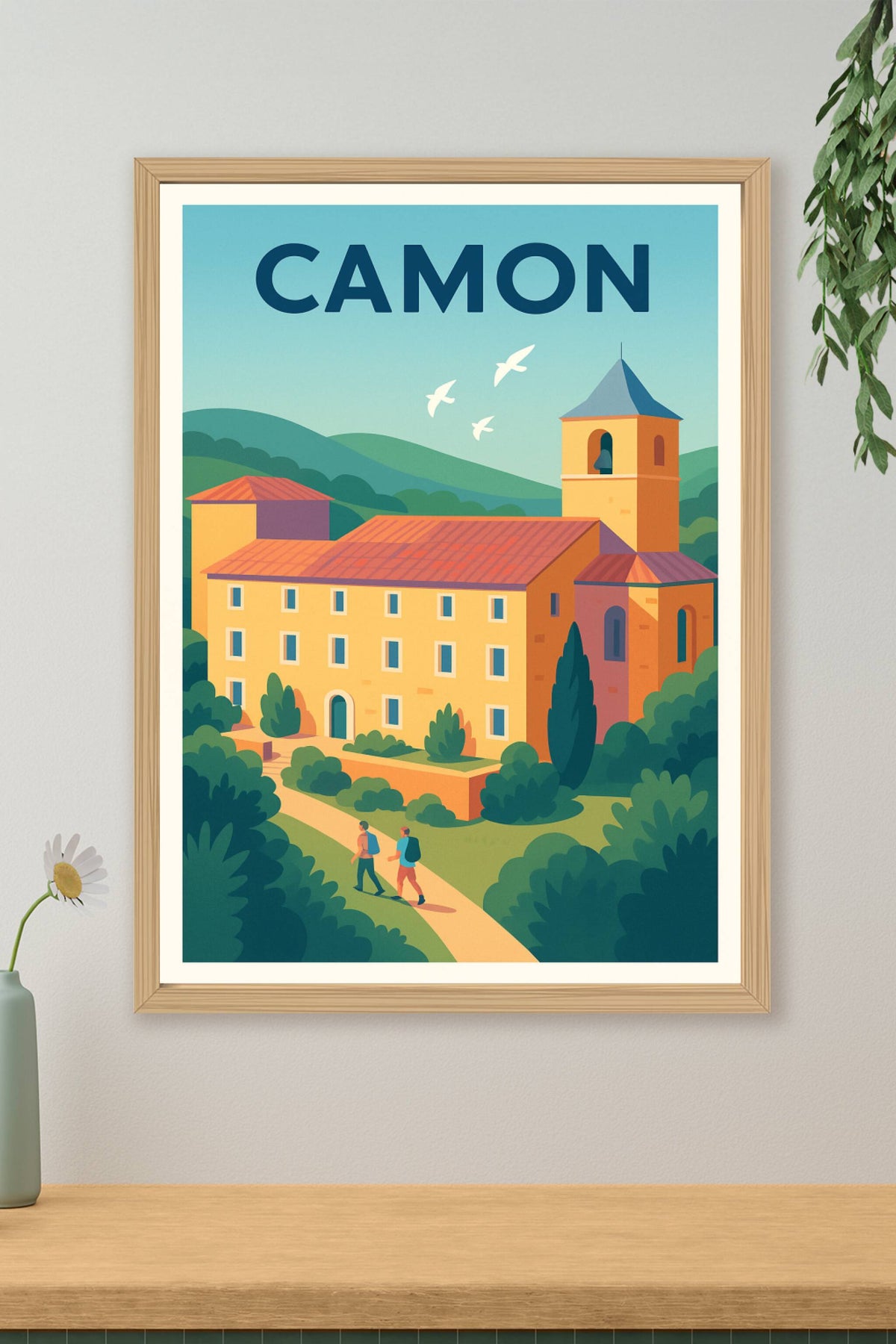 Affiche Camon — L'élégance provençale en affiche · poster d'art de Camon