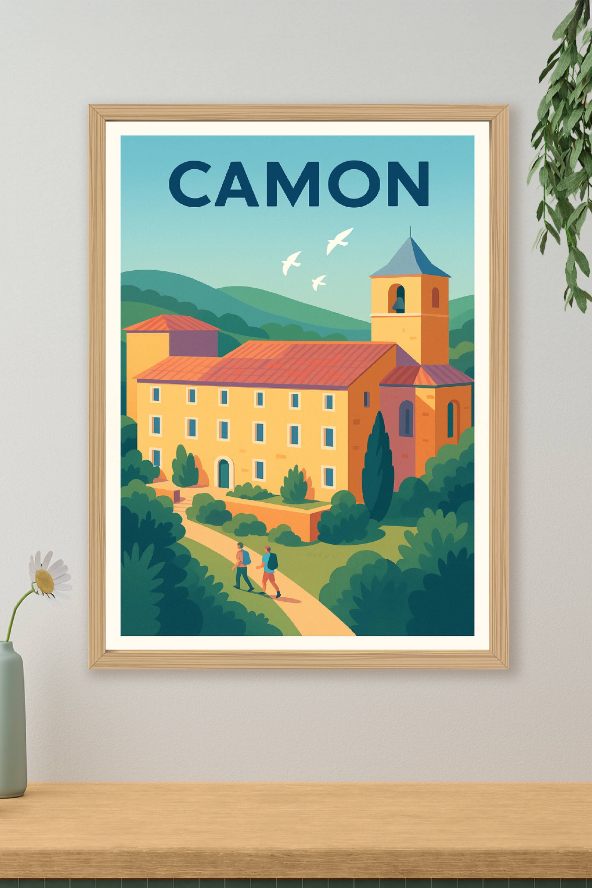 Affiche Camon — L'élégance provençale en affiche · poster d'art de Camon