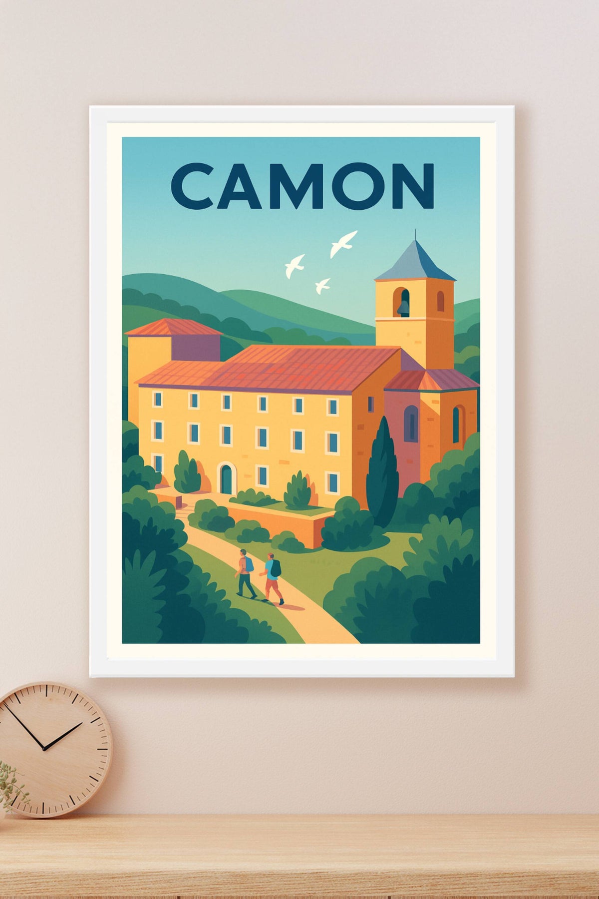 Affiche Camon — L'élégance provençale en affiche · poster d'art de Camon