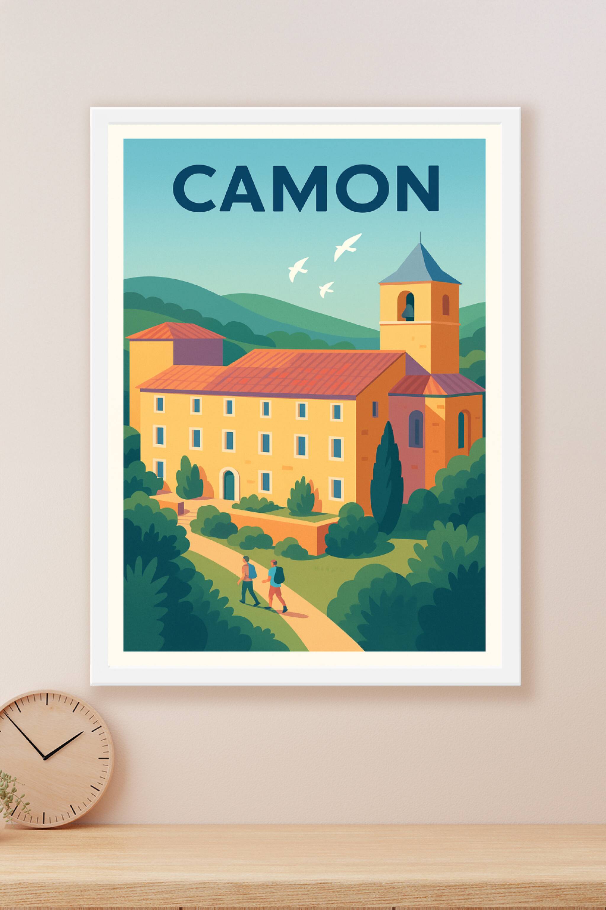 Affiche Camon — L'élégance provençale en affiche · poster d'art de Camon