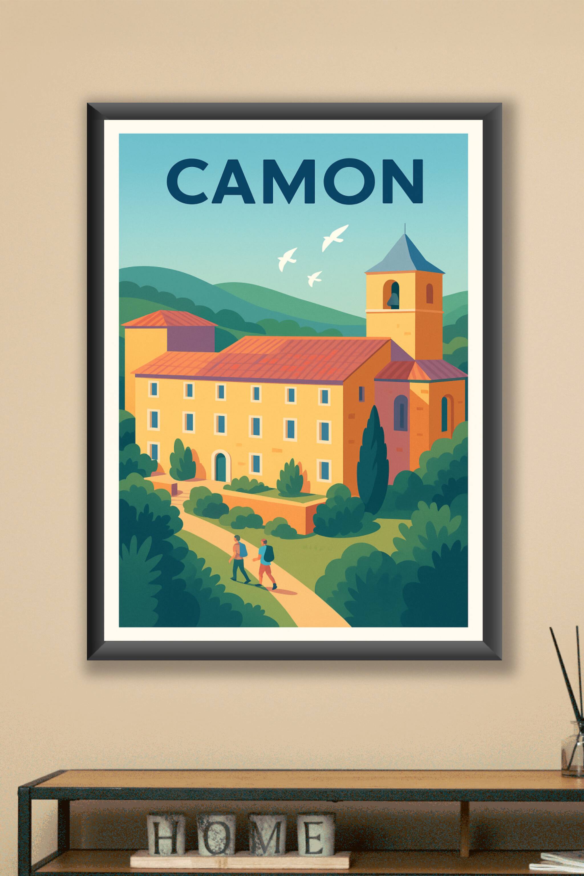 Affiche Camon — L'élégance provençale en affiche · poster d'art de Camon