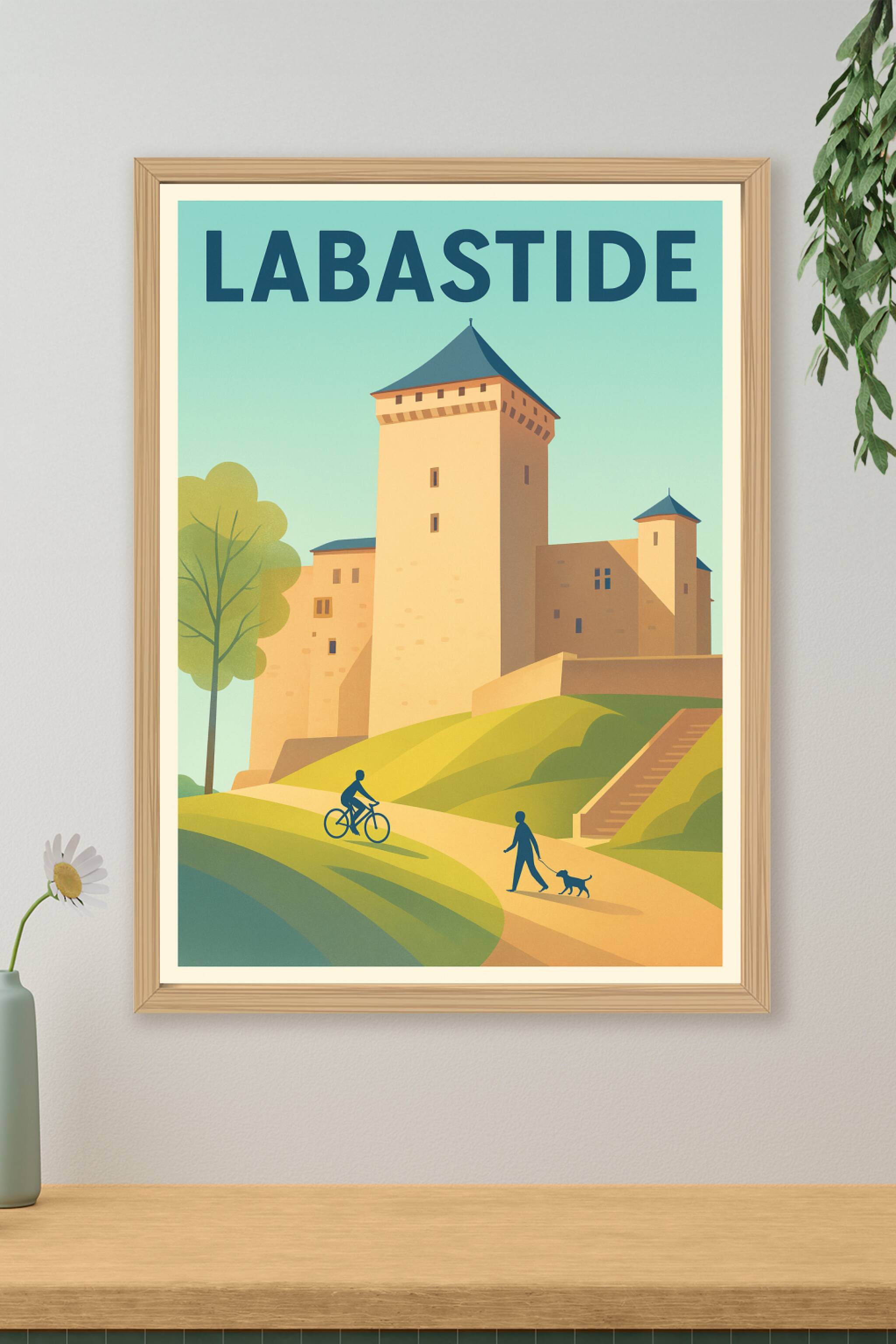 Affiche de Labastide - Charme Médiéval et Nature