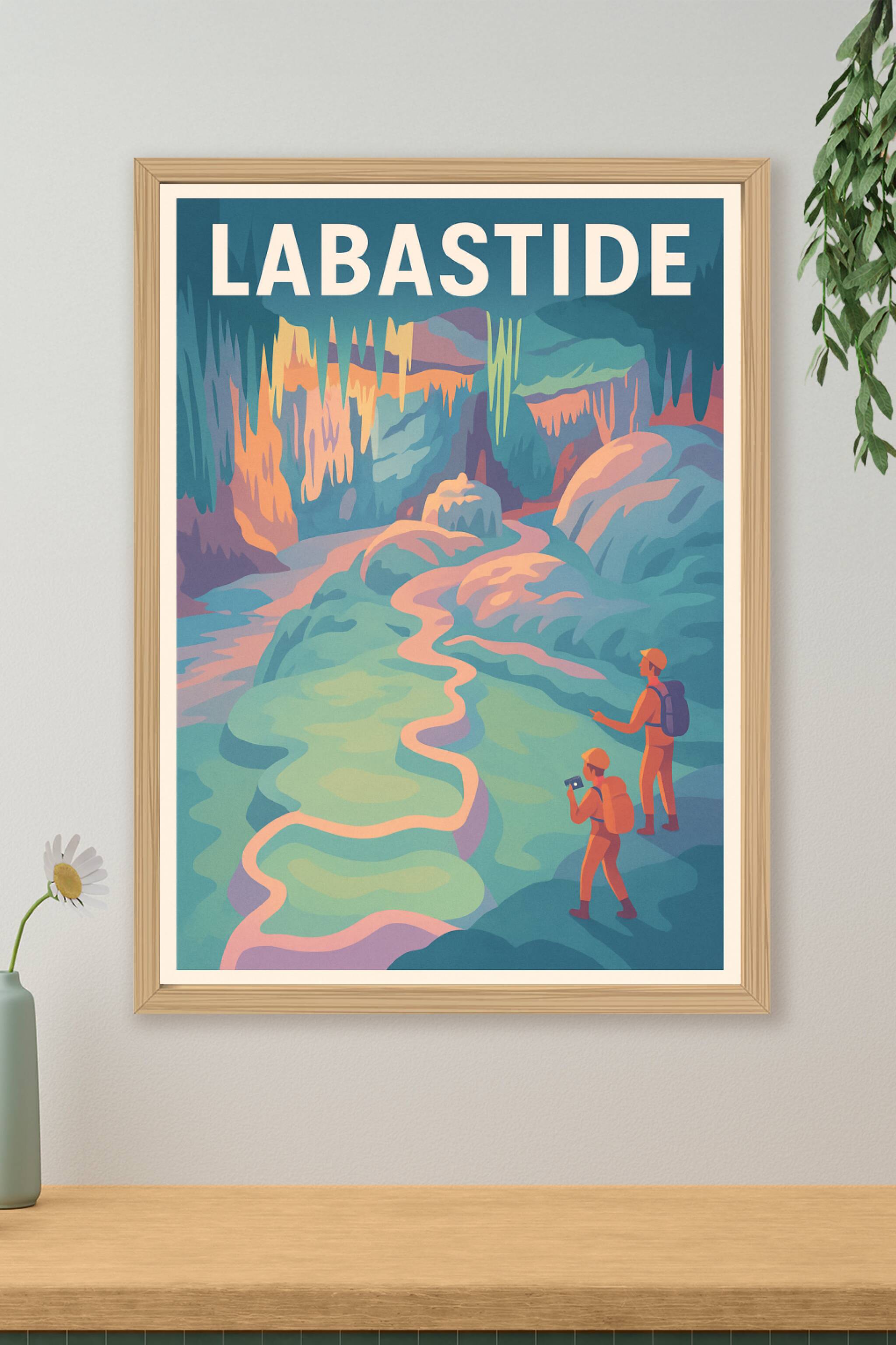 Affiche de Labastide - Exploration souterraine magique
