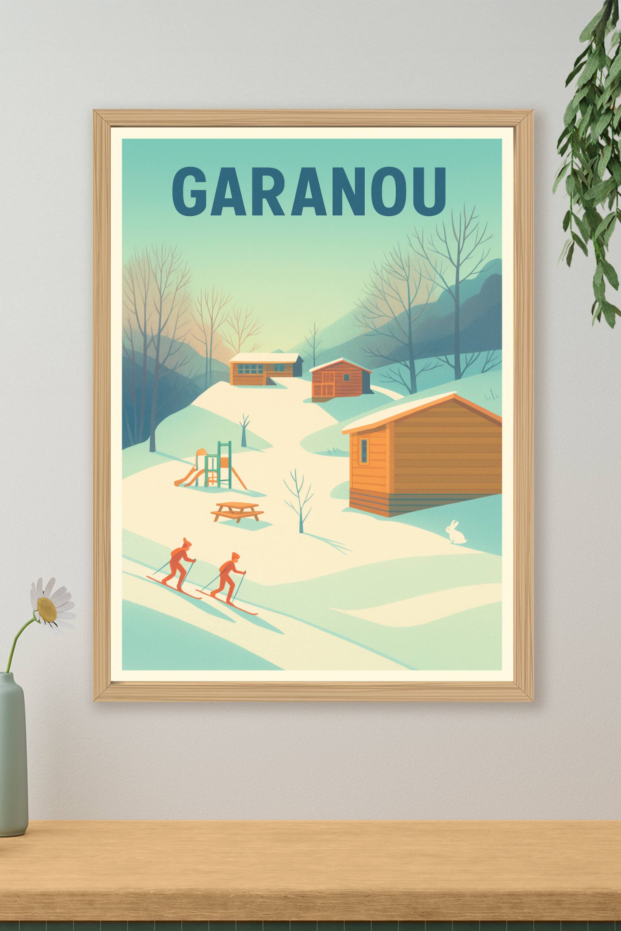 Affiche de Garanou - Évasion hivernale en pleine nature