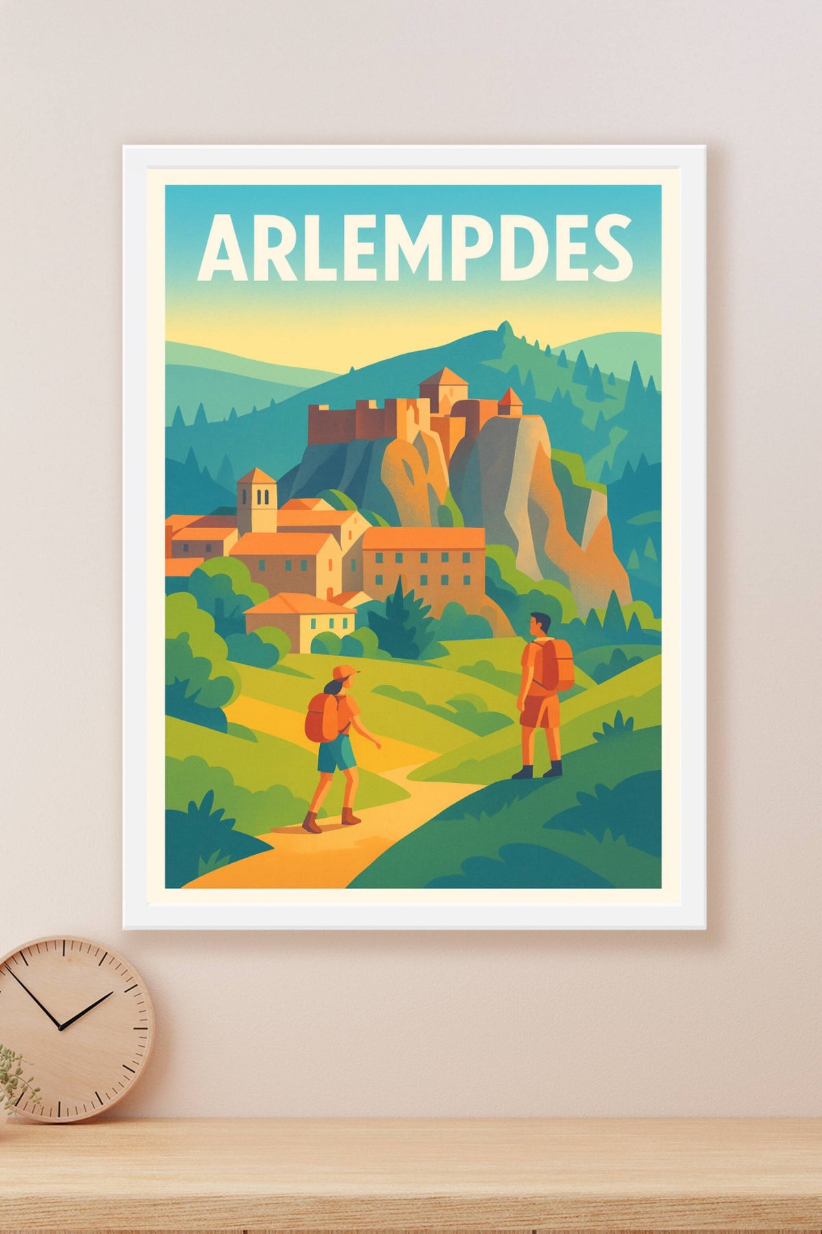 Affiche Arlempdes — L'escapade nature au cœur du patrimoine · poster d'art de Arlempdes