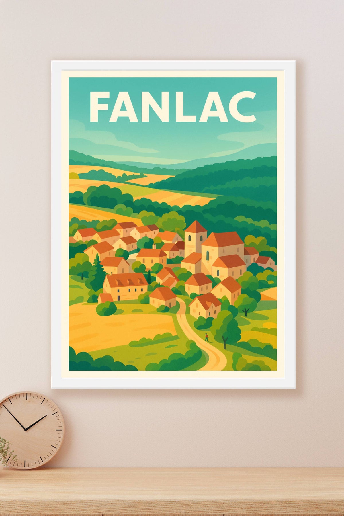 Affiche Fanlac — Charmante escapade bucolique · poster d'art de Fanlac