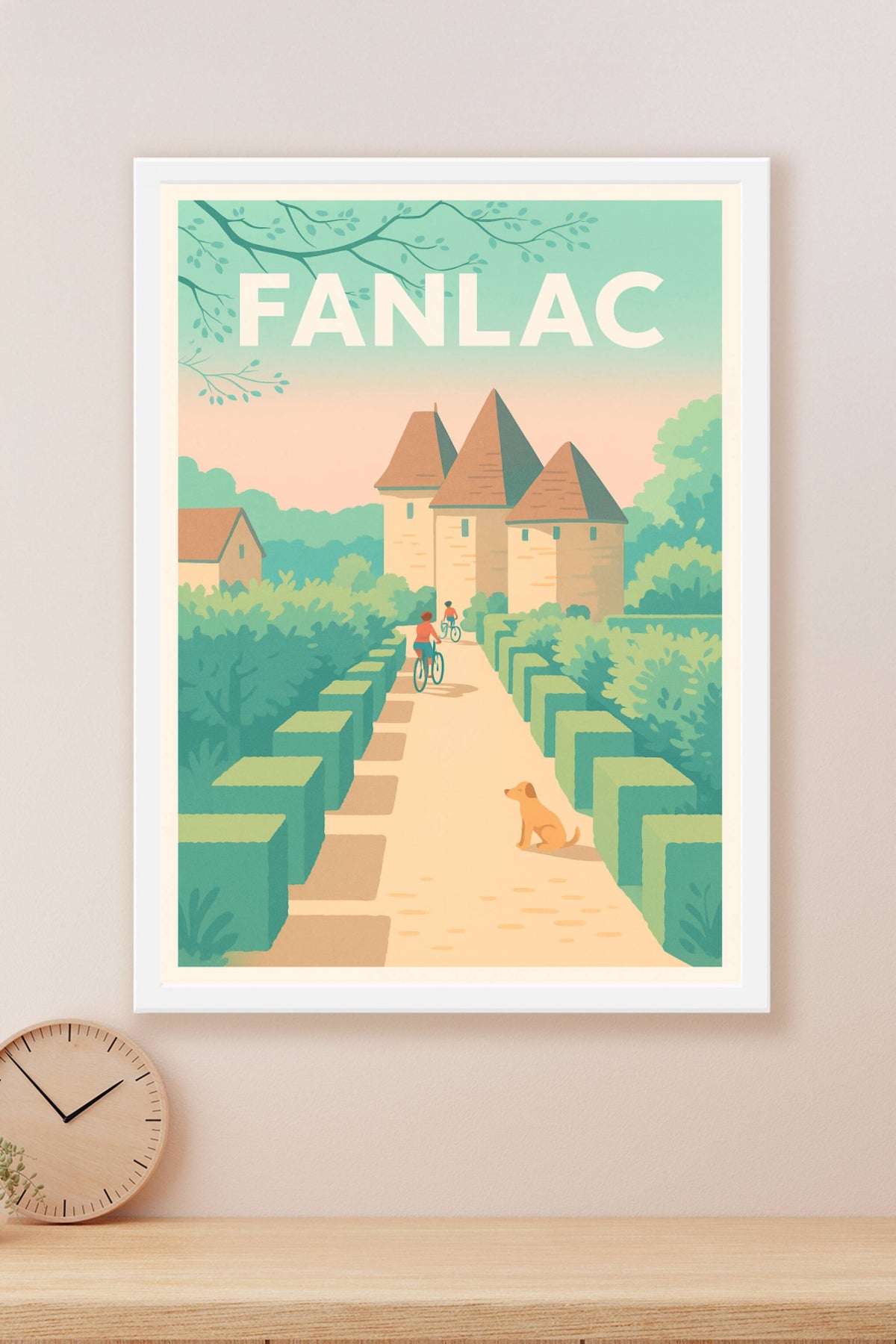 Affiche Fanlac — Échappée bucolique au cœur du Périgord · poster d'art de Fanlac