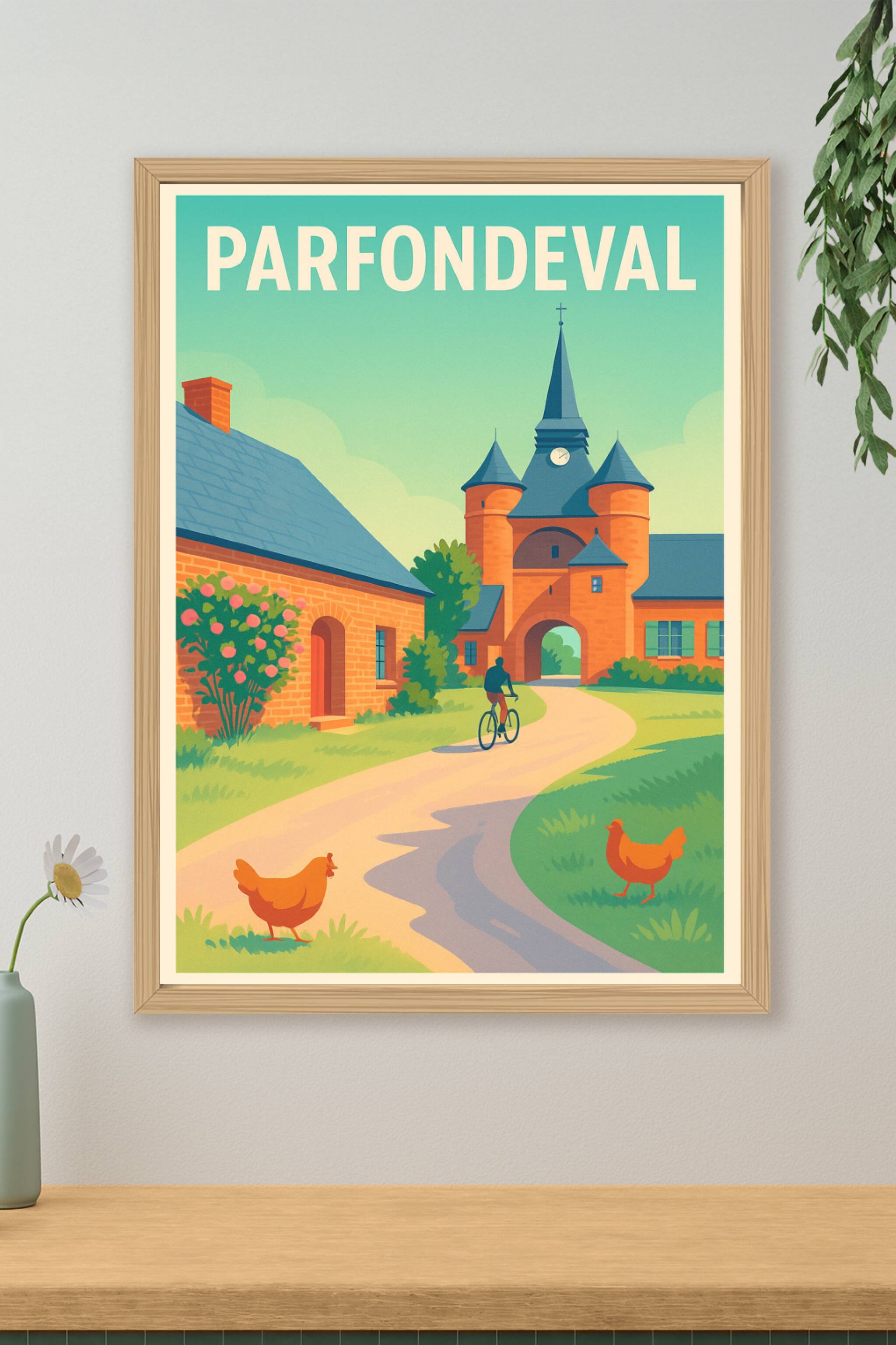 Affiche de Parfondeval - Charme bucolique et patrimoine