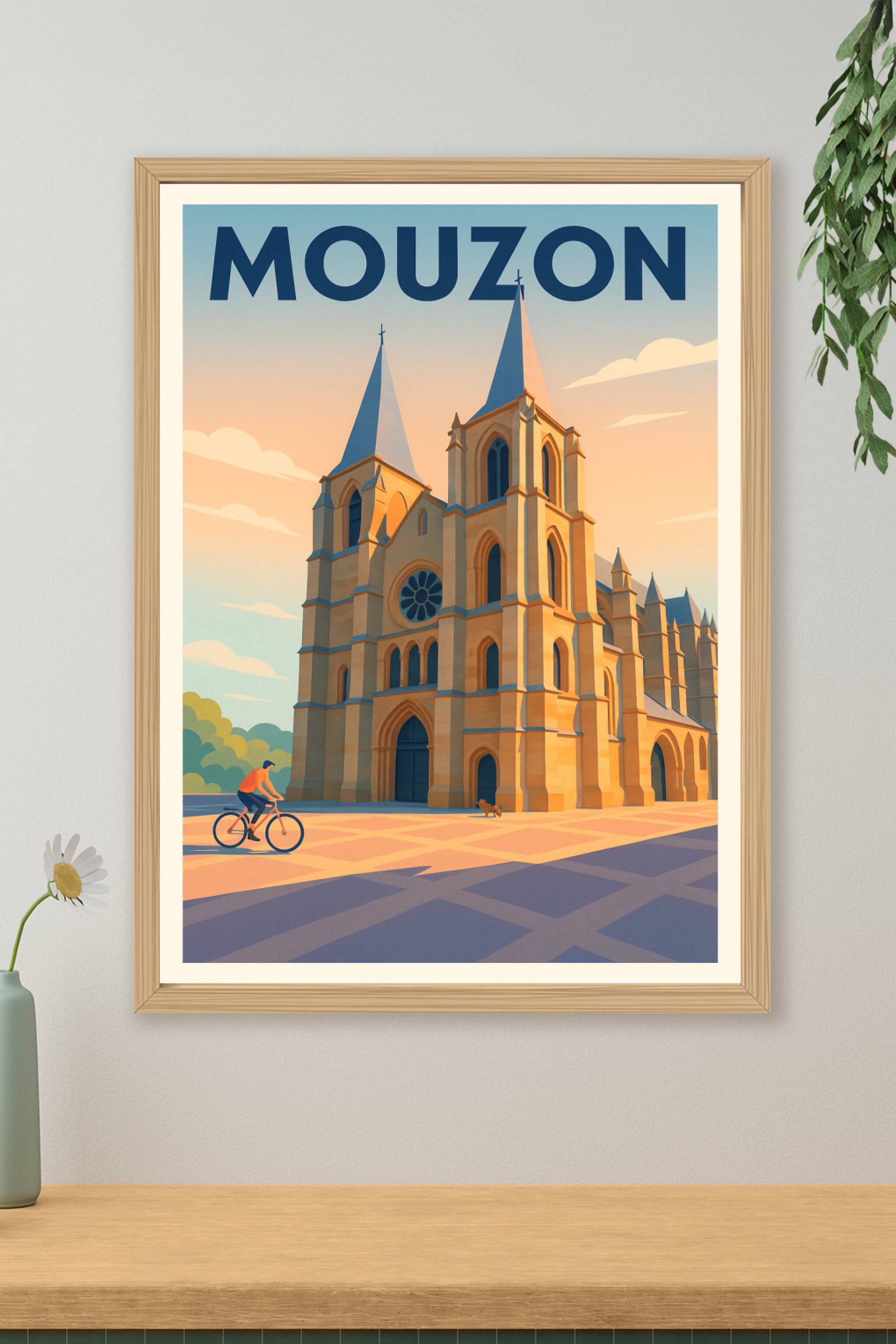 Affiche de Mouzon - Charme et Sérénité au Cœur de l'Église