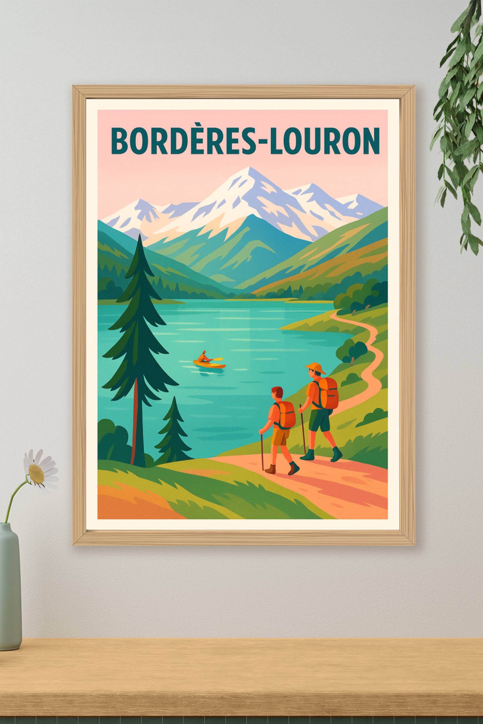 Affiche de Bordères-Louron - Escapade nature au cœur des Pyrénées